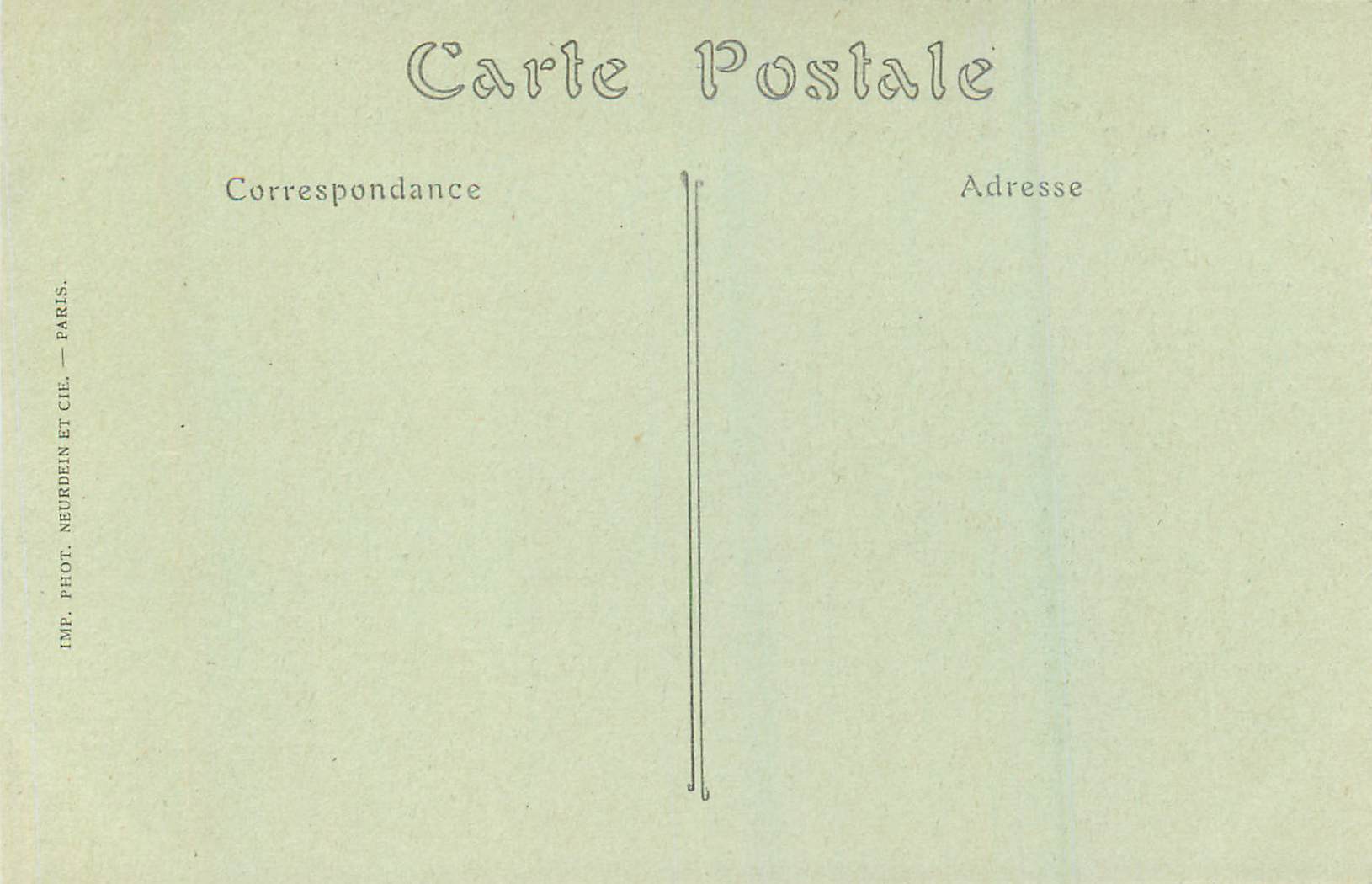 CPA Pau Interieur du Chateau La Salle a Manger — Rückseite