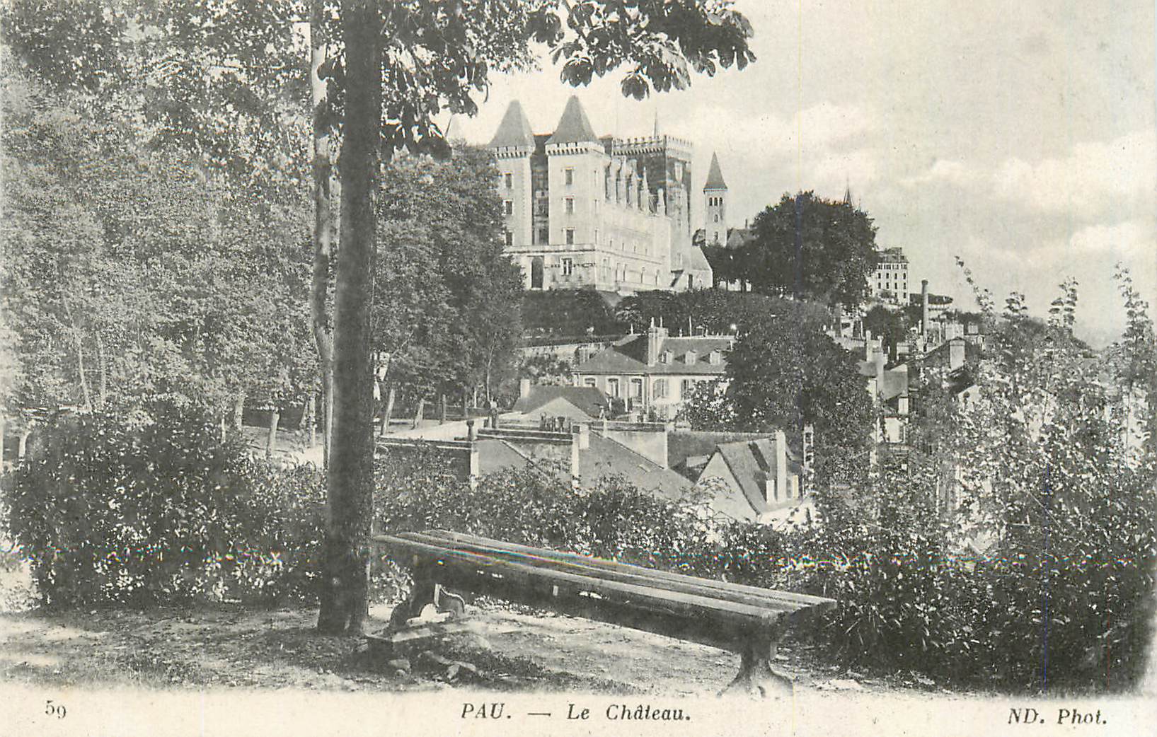 CPA Pau Le Chateau