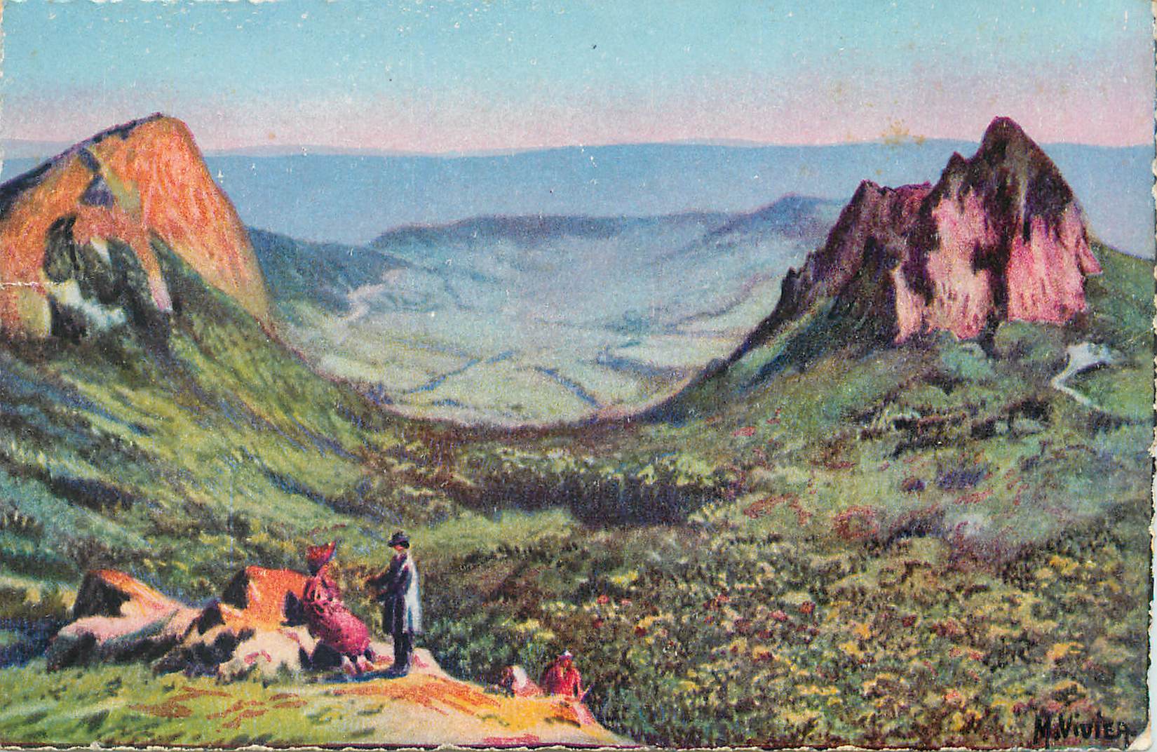 CPA Auvergne Roches Tuillieres et Sanadoire