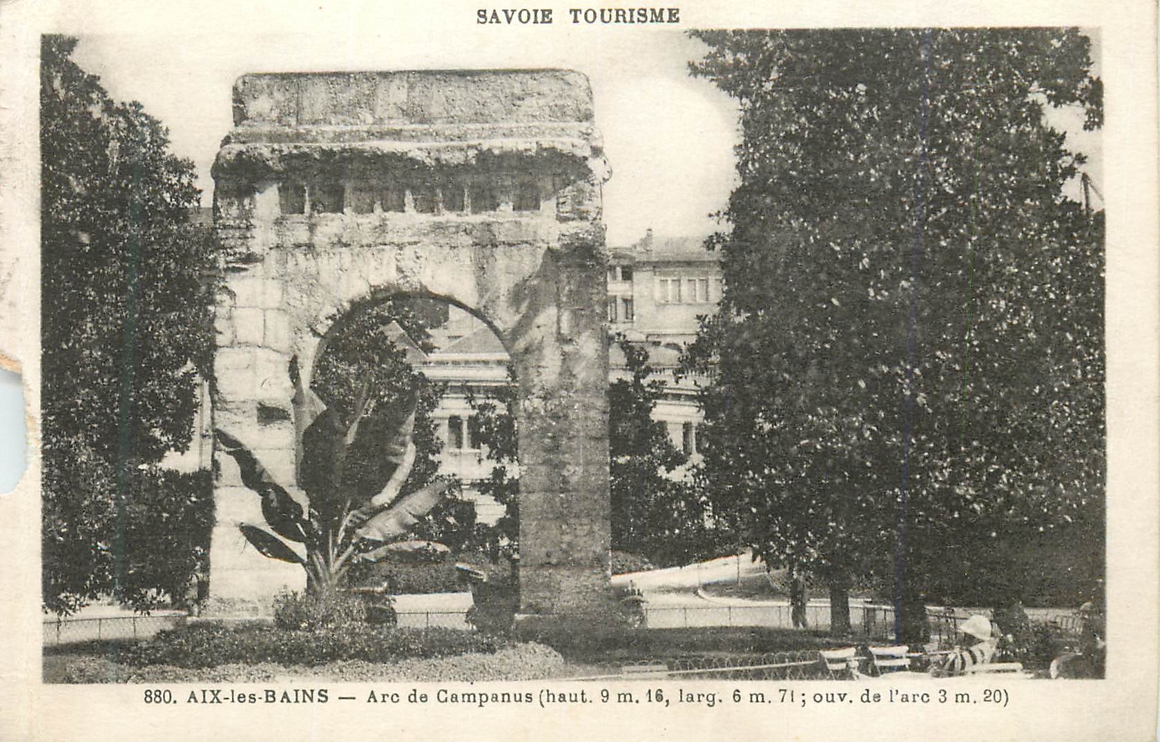 CPA Aix les Bains Savoie Arc de Campanus