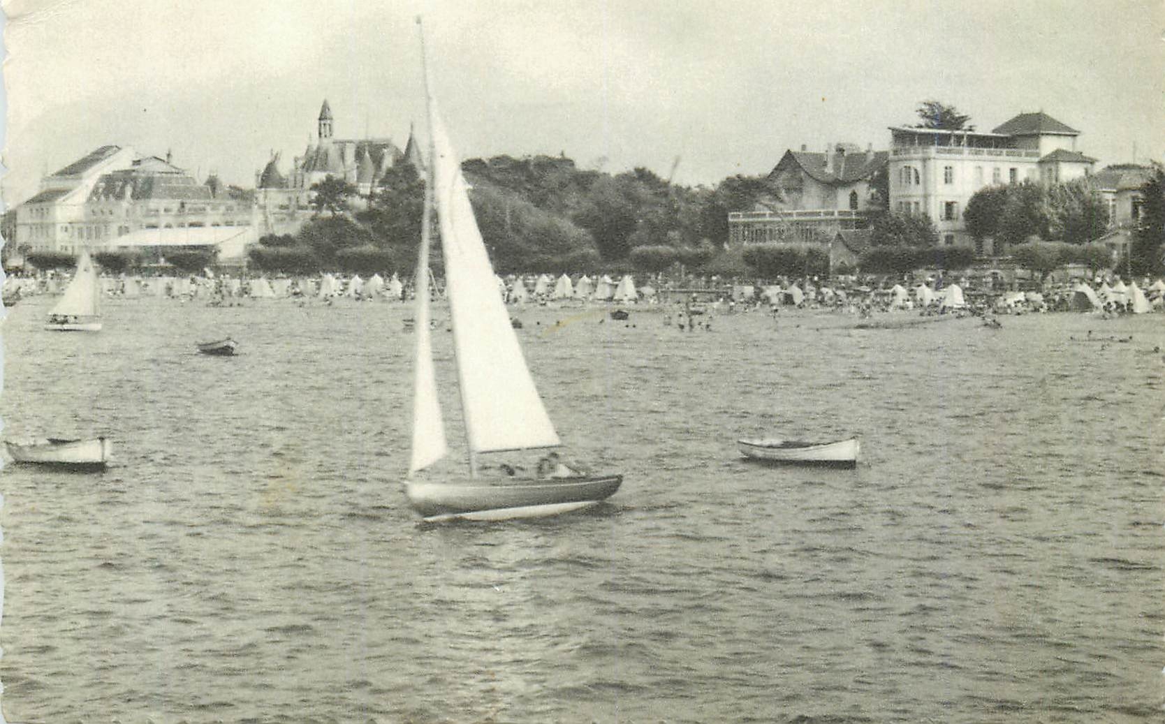 CPM Arcachon Cote d'Argent Voiliers dans le Bassin