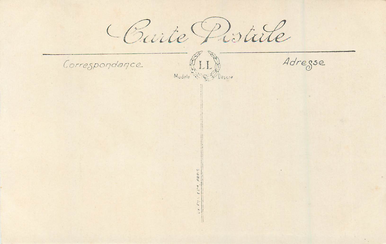 CPM Lourdes Chemin de Fer Funiculaire du Pic du Jer — Verso