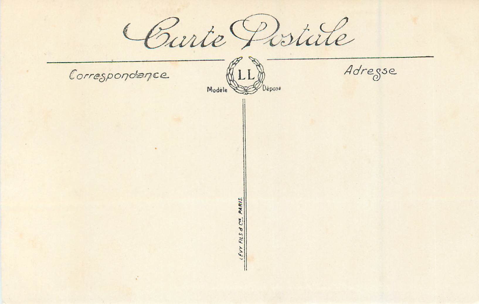 CPA Lourdes La Vallee d'Argeles vue du Funiculaire du Pic du Jer — Verso
