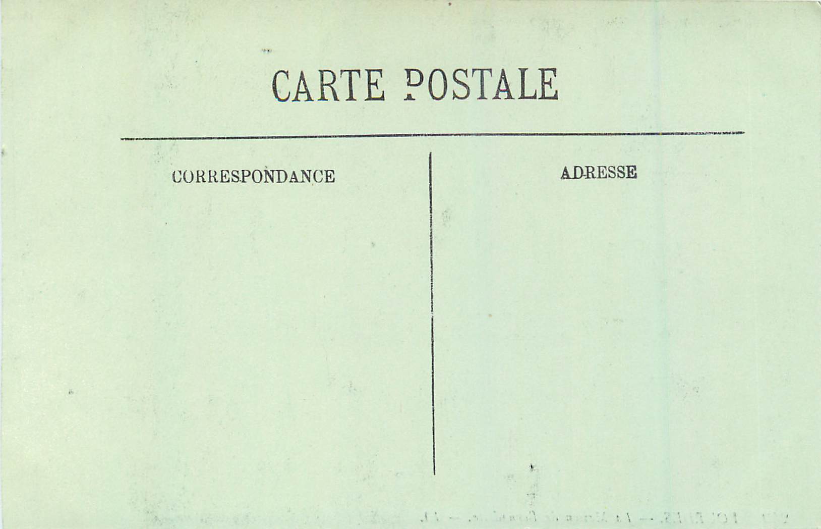 CPA Lourdes La Maison de Bernadette — Verso