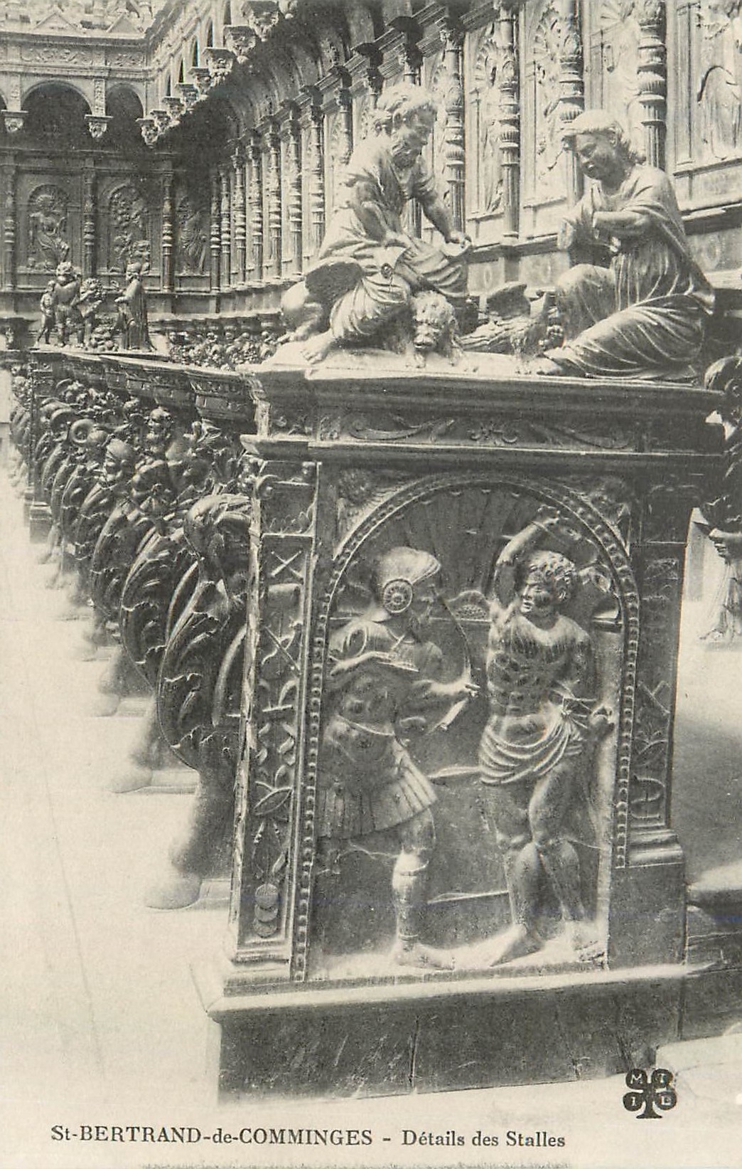 CPA St Bertrand de Comminges Details des Stalles