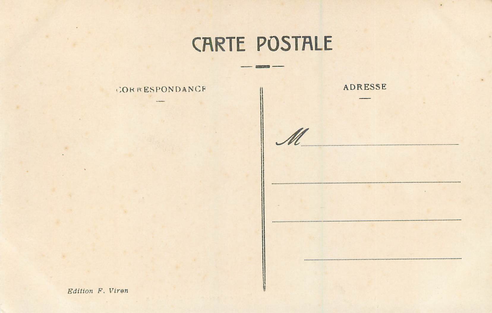 CPA Lourdes Vierge Couronnee et Chateau — Verso
