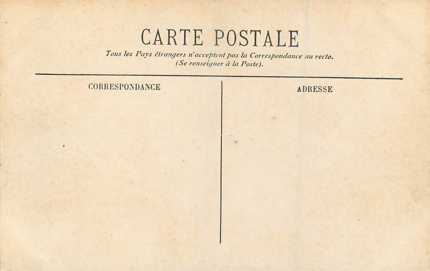 CPA Lourdes Interieur du Rosaire — Verso