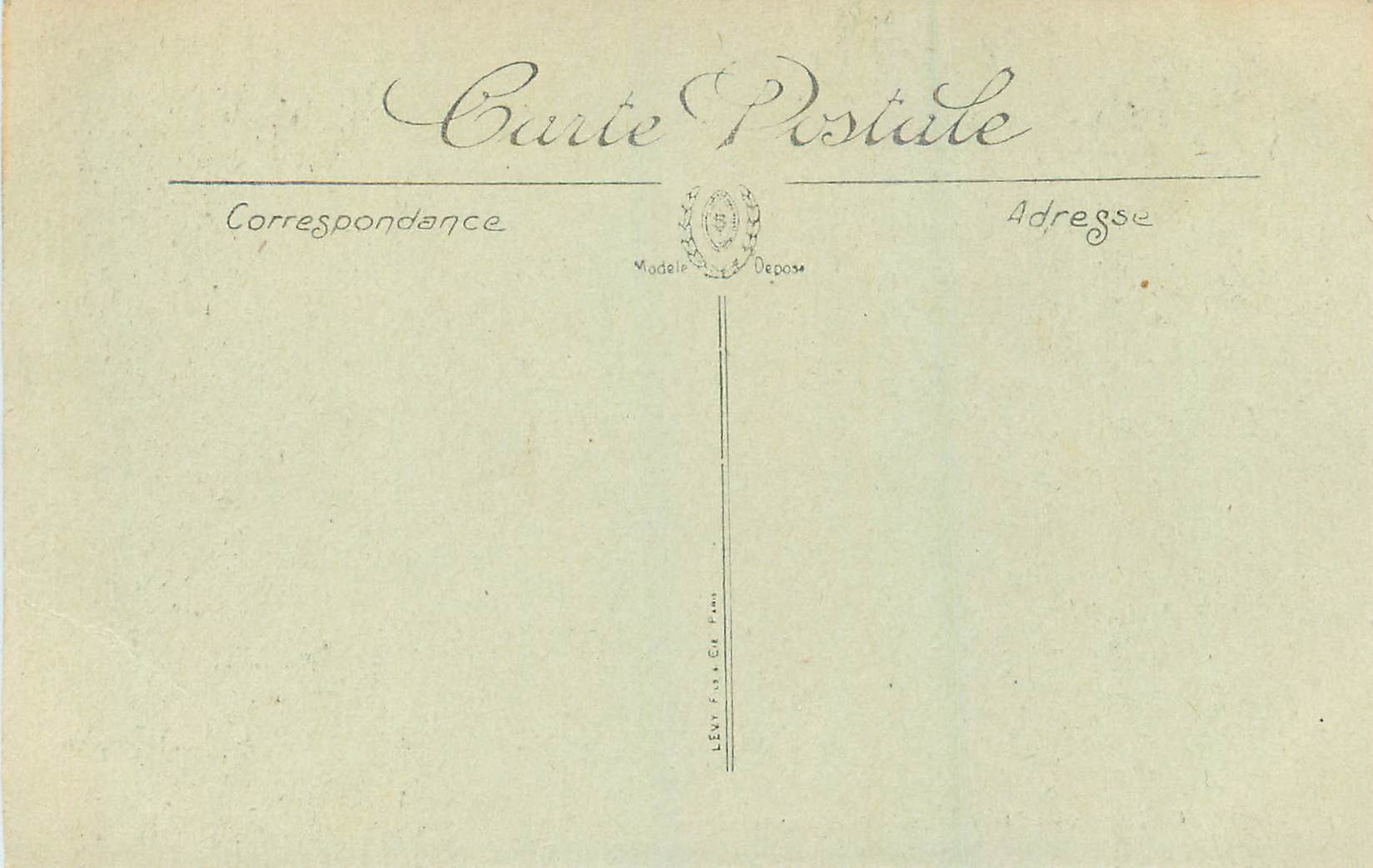 CPA Lourdes Saint Michel et la Basilique — Verso