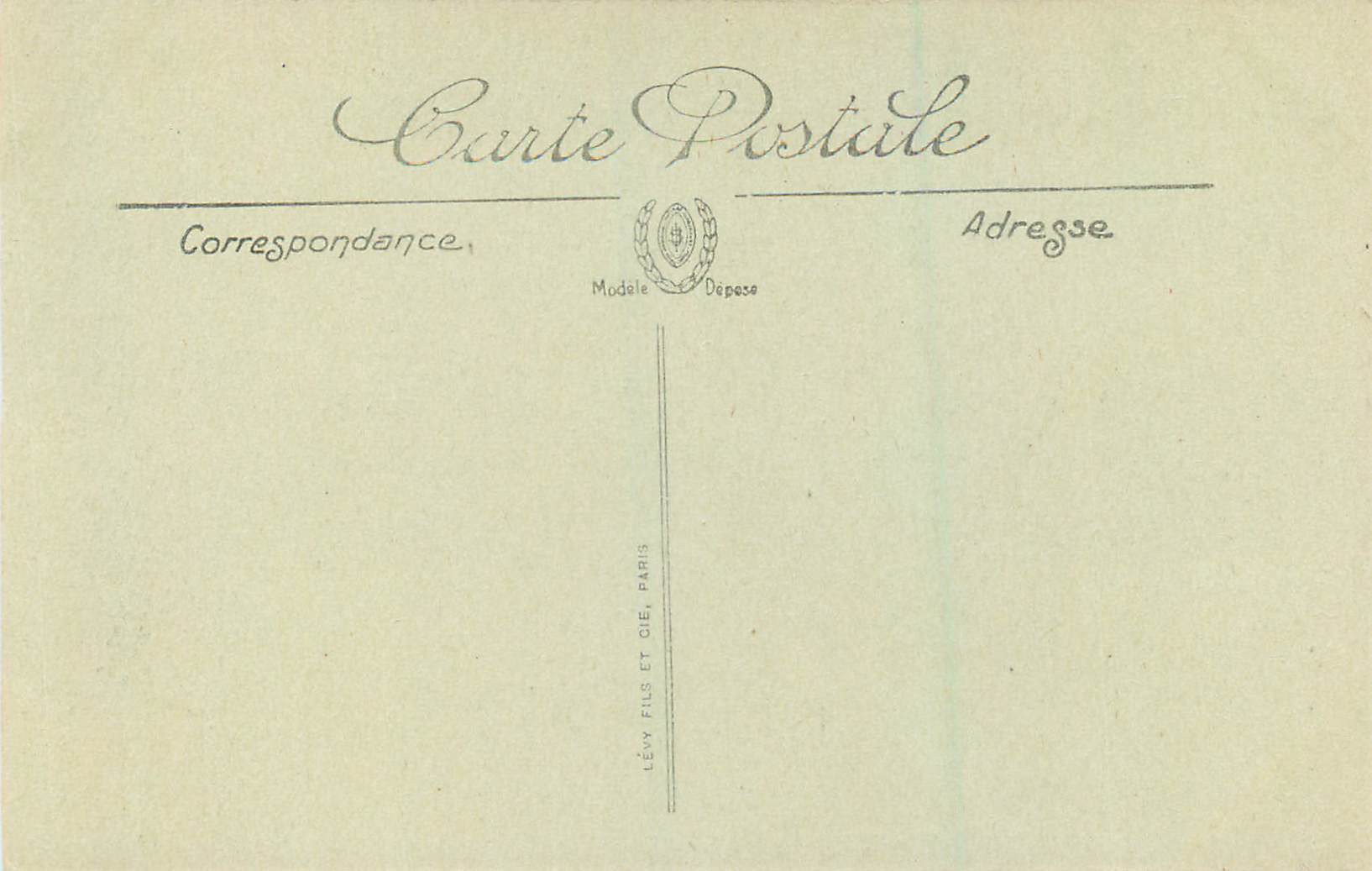 CPA Lourdes La Basilique — Verso