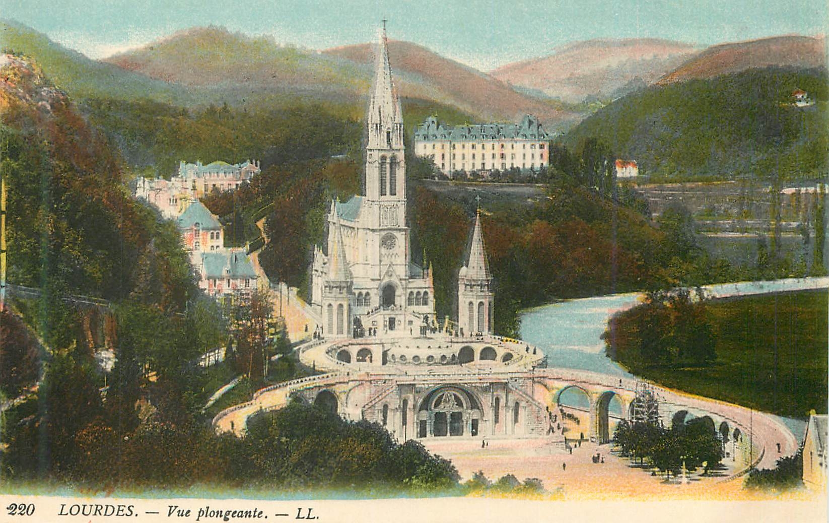 CPA Lourdes Vue Plongenate