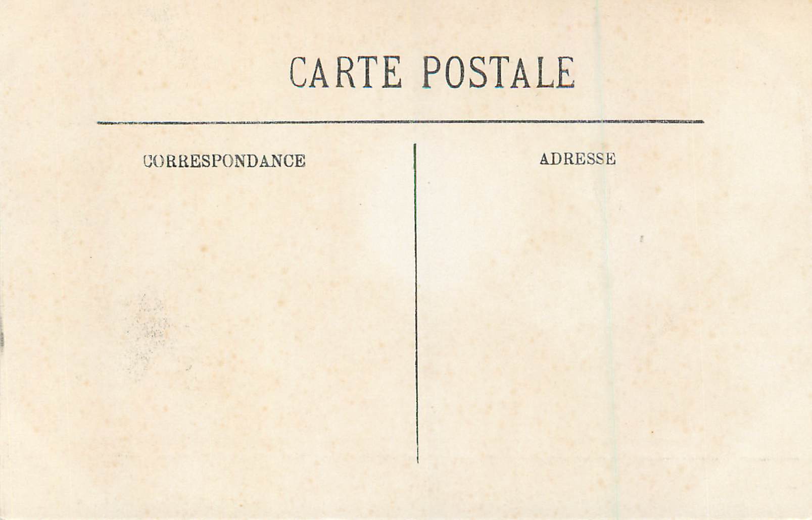 CPA Lourdes L'Esplanade et le Chateau — Rückseite