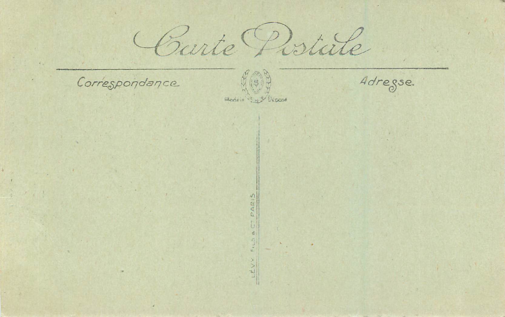 CPA Lourdes L'Esplanade et la Basilique — Verso