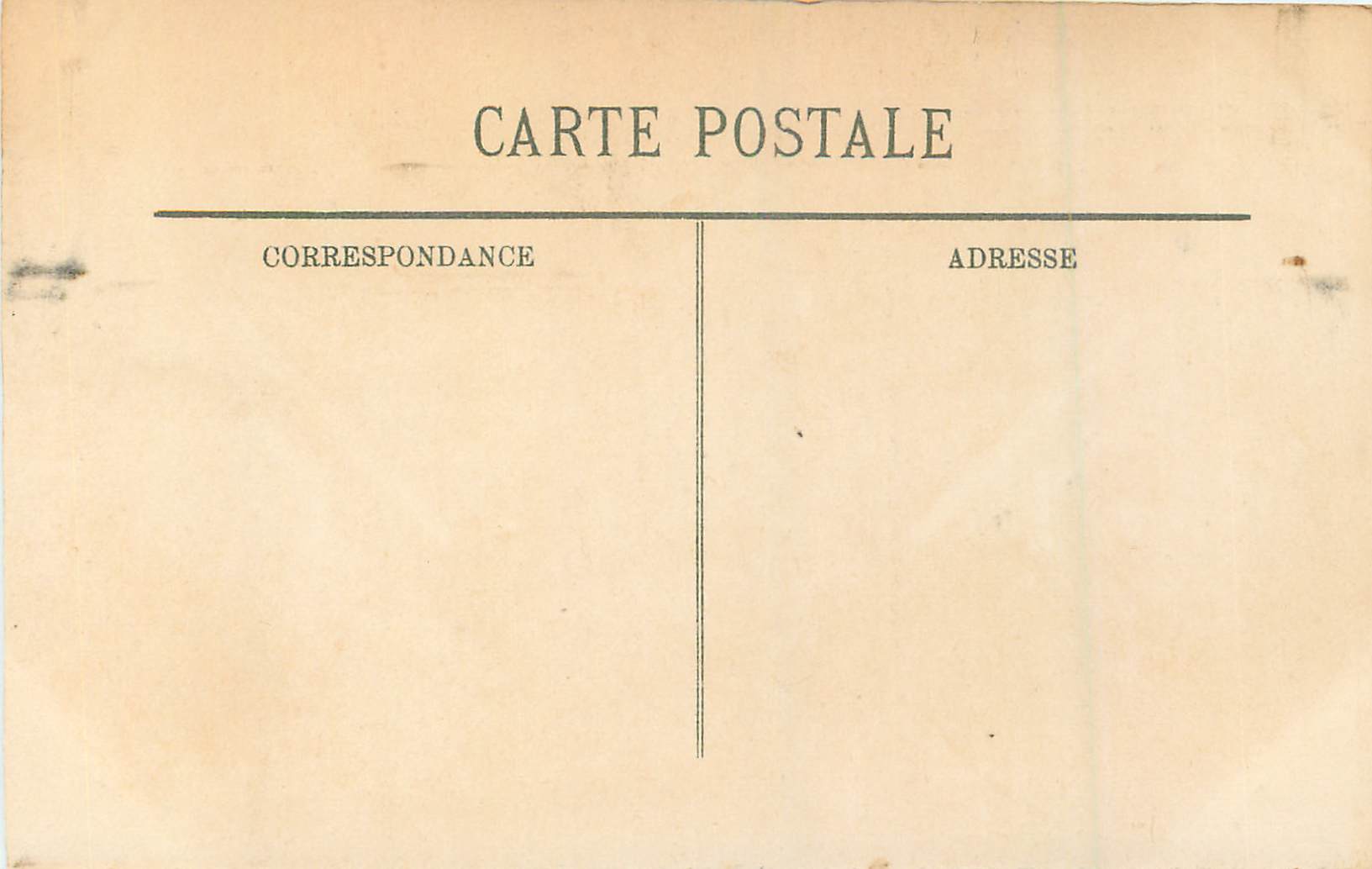 CPA Lourdes Peche — Verso