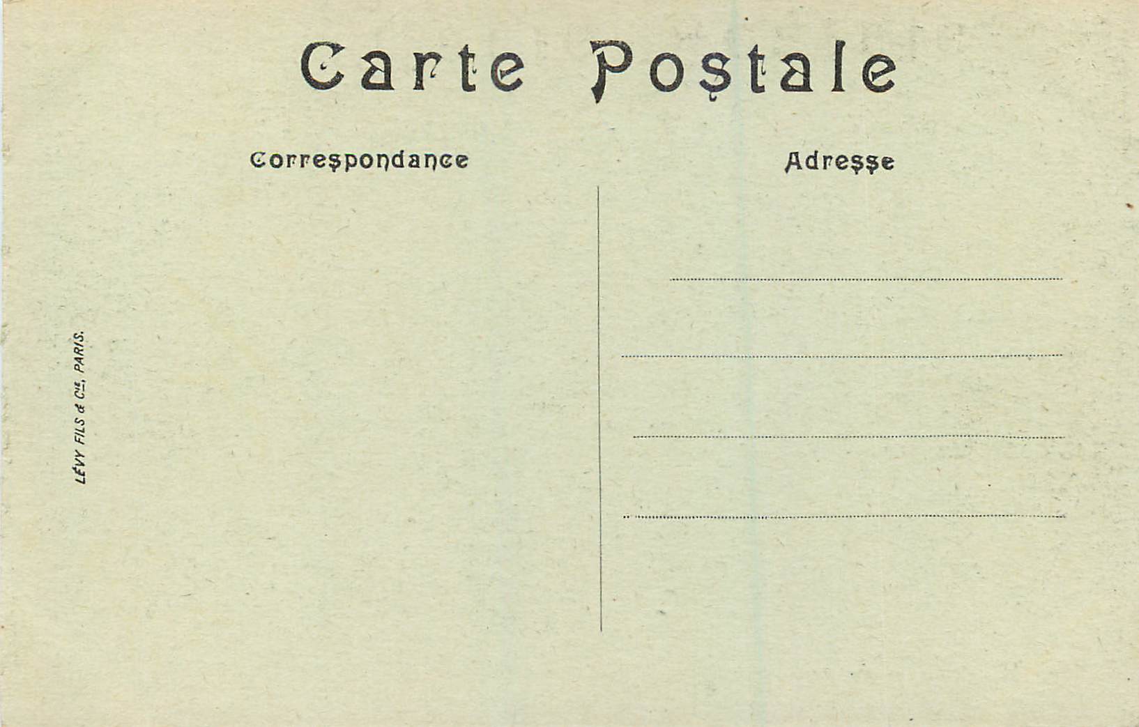 CPA Lourdes Vue sur le Gave Depuis la Grotte — Verso