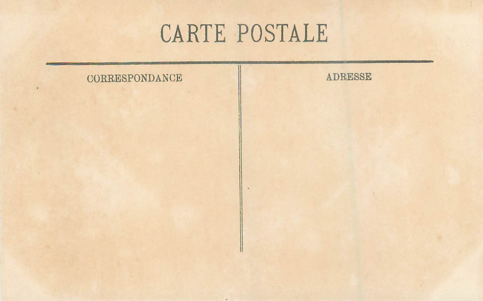 CPA Lourdes Chateau Fort — Verso