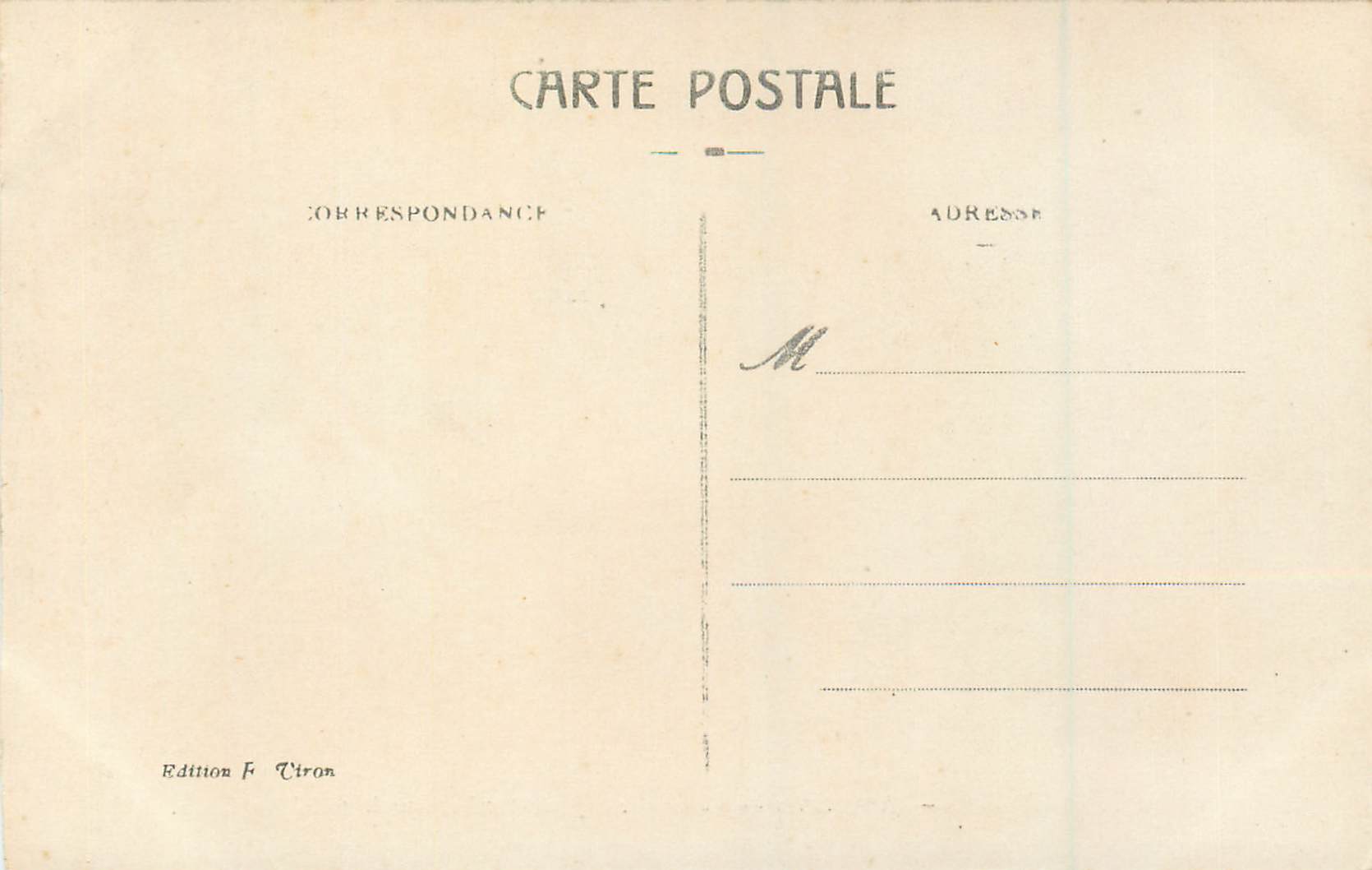 CPA Lourdes IXe Station du Calvaire Jesus Tombe pour la Troisieme Fois — Verso