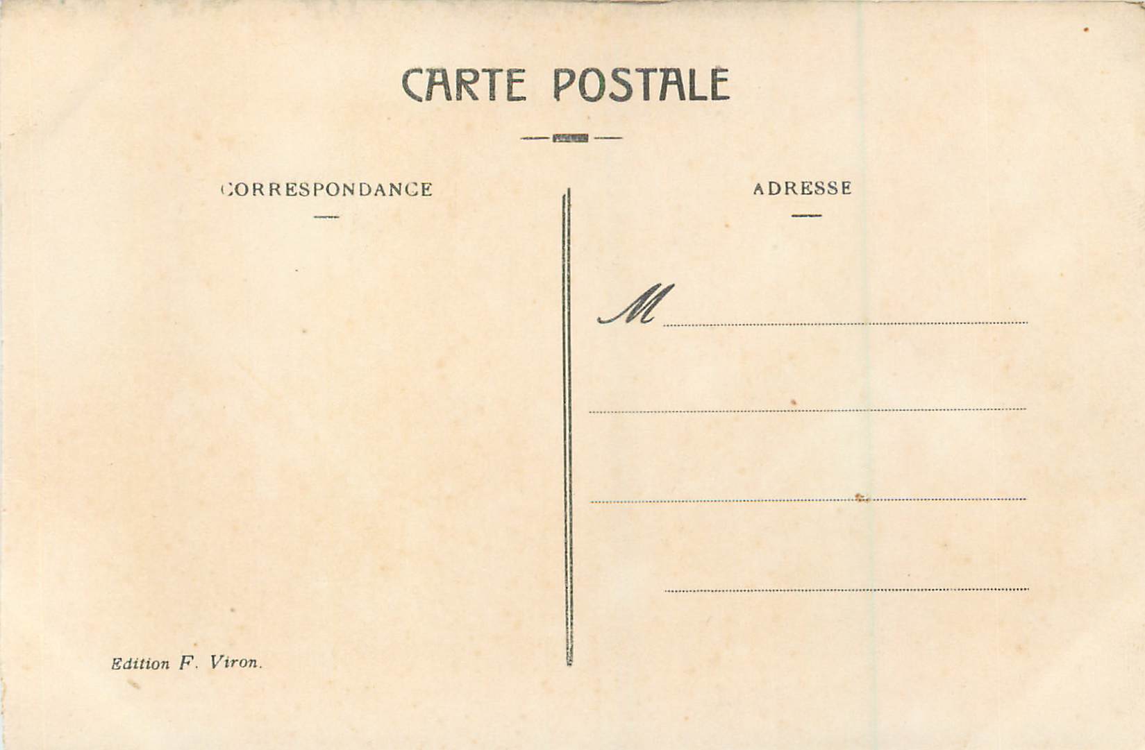 CPA Lourdes Xeme Station du Calvaire Jesus est Depouille de ses Vetements — Verso