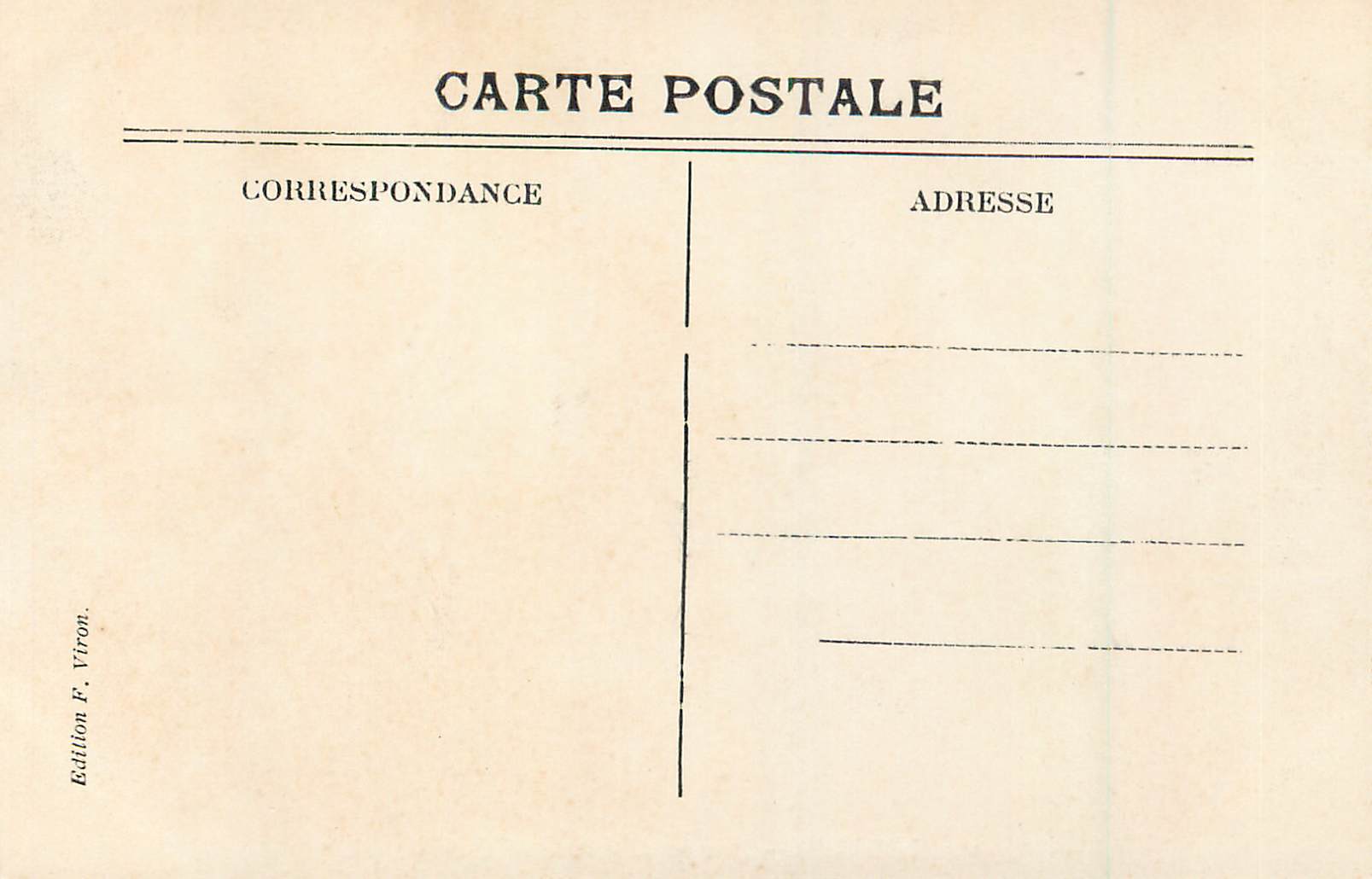 CPA Lourdes Deuxieme Station du calvaire — Verso