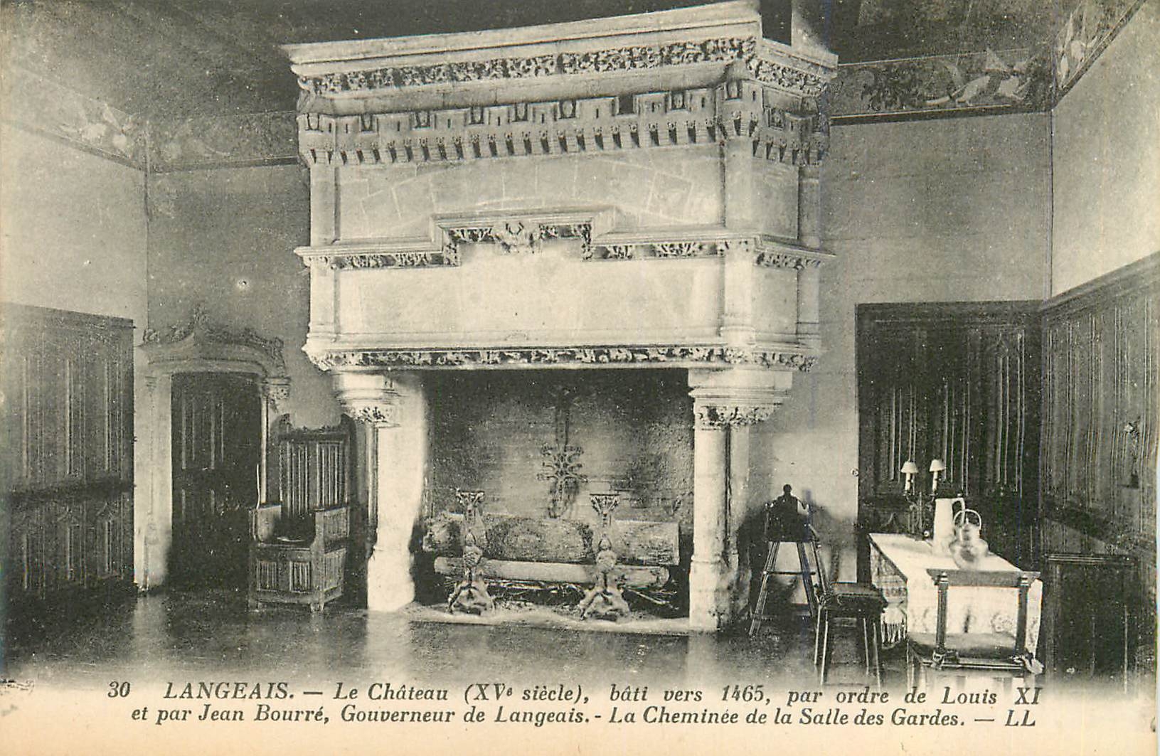 CPA Langeais Le Chateau (XVe Siecle) Bati vers 1465 par Ordre de Louis XI et Jean Bourre Gouverneur de Langeais