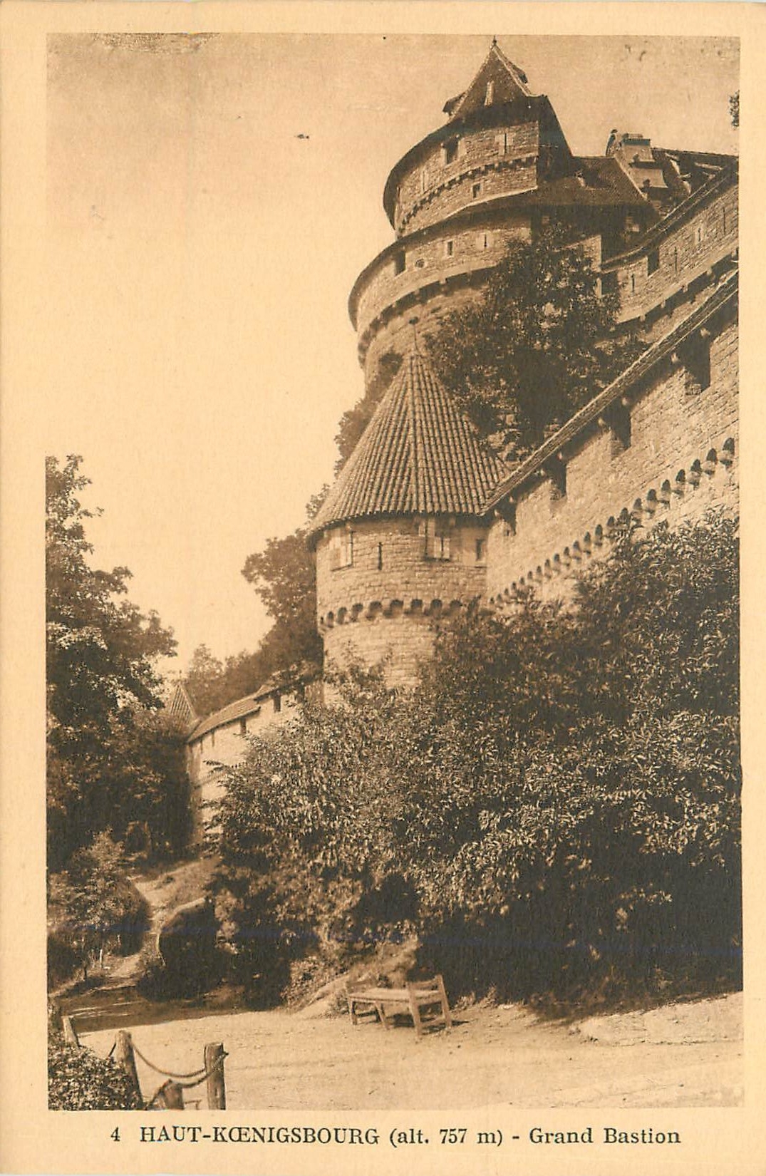 Haut-Kœnigsbourg — Grand Bastion (alt. 757 m) — Édition spéciale du Château