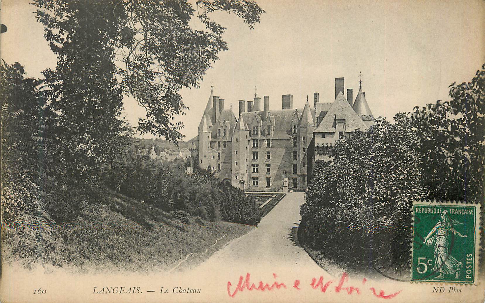 CPA Langeais Le Chateau