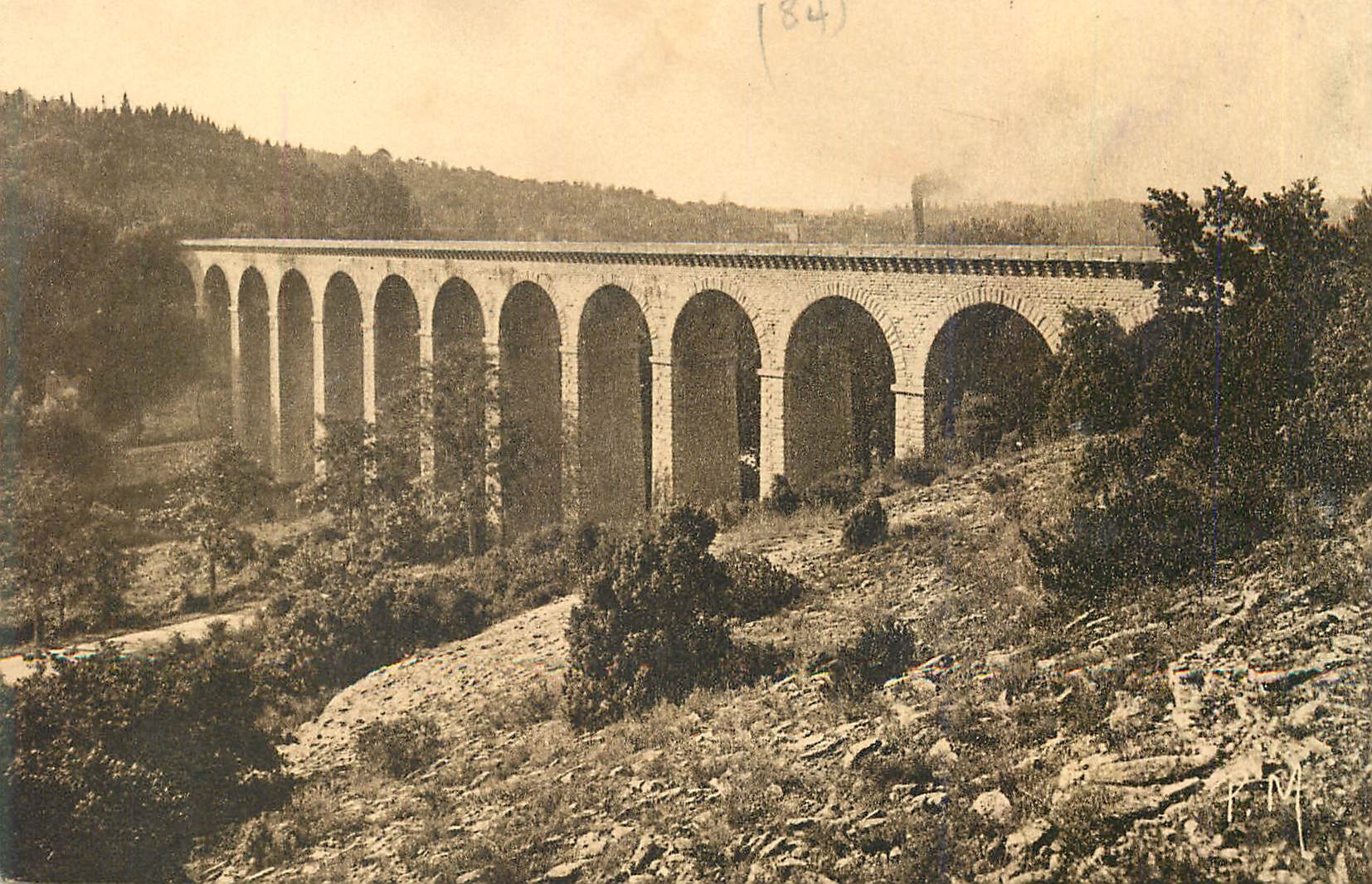 Fontaine de Vaucluse — Acqueduc de Gallas — Édition Vve Martin