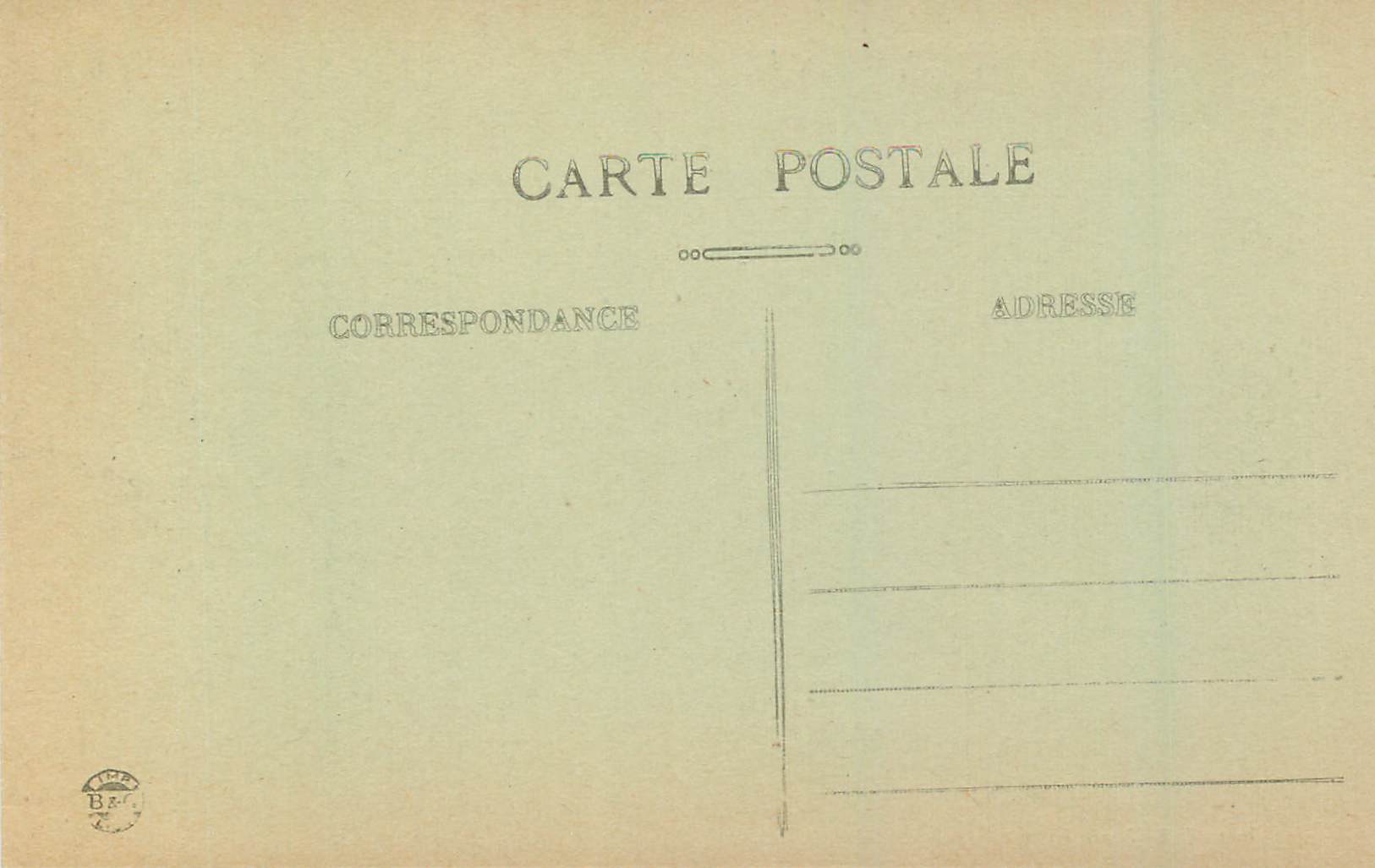 CPA Rouen (Seine Inf) Le Quai de Paris — Rückseite