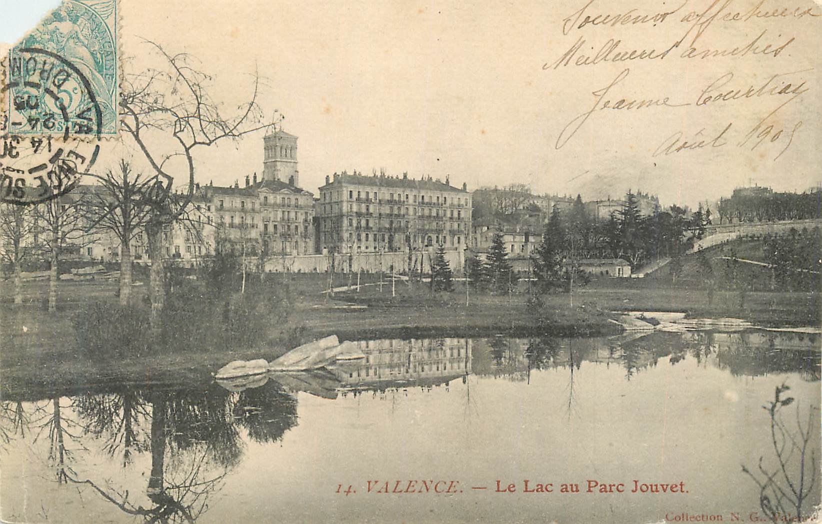 CPA Valence Le Lac au Parc Jouvet