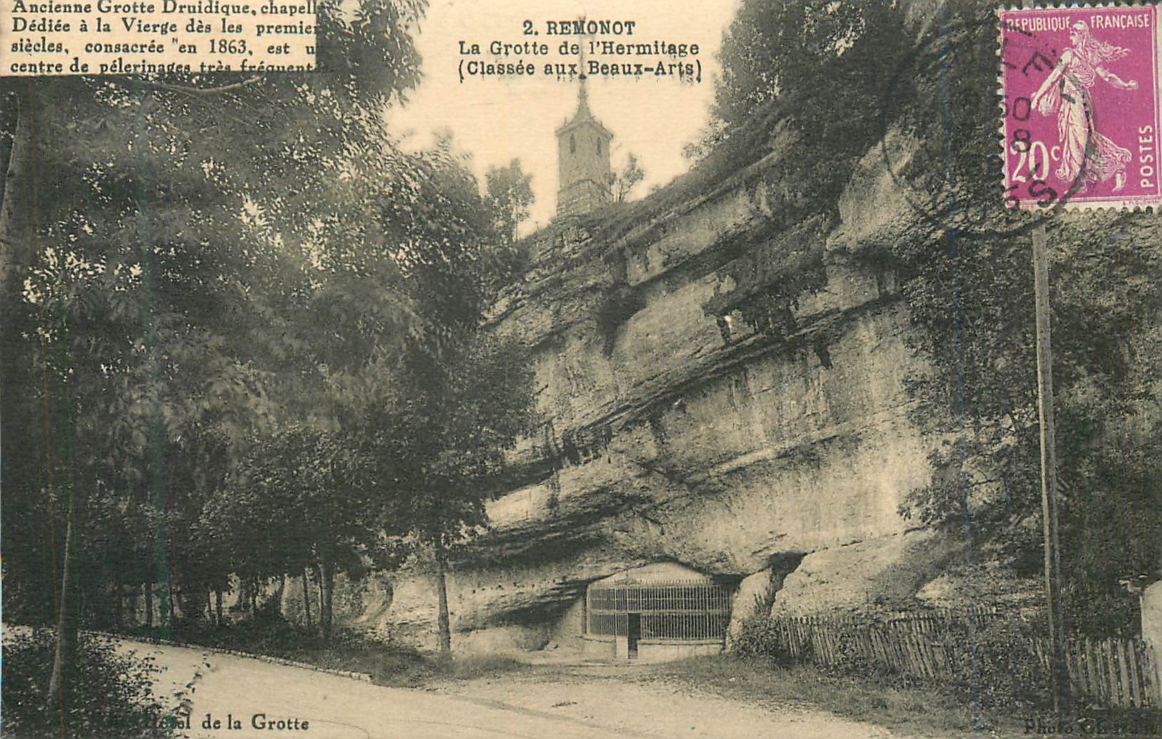 CPA Remonot La Grotte de l'Hermitage (Classee aux Beaux Arts)
