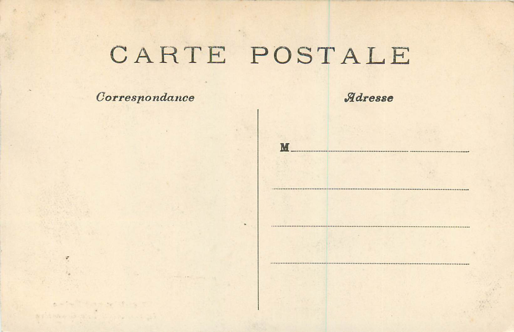 CPA Neuilly sur Seine Institution Sainte Genevieve — Rückseite