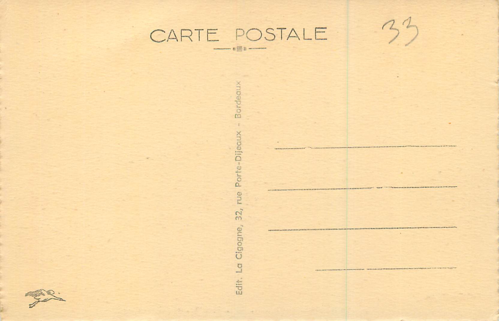 CPA Saint Emilion (Gironde) La Porte Bruent (XIIIe Siecle) — Rückseite