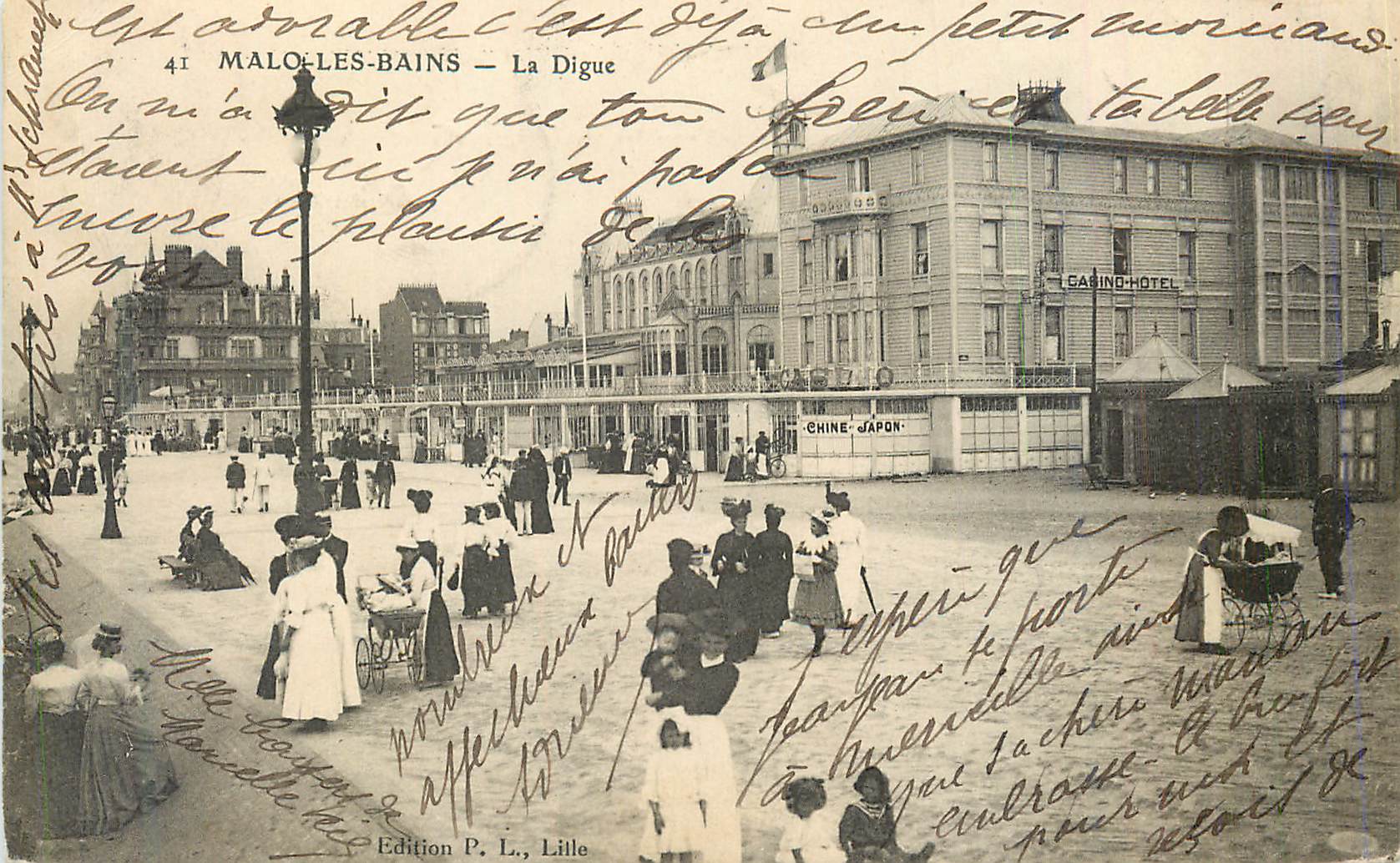 CPA Malo les Bains La Digue