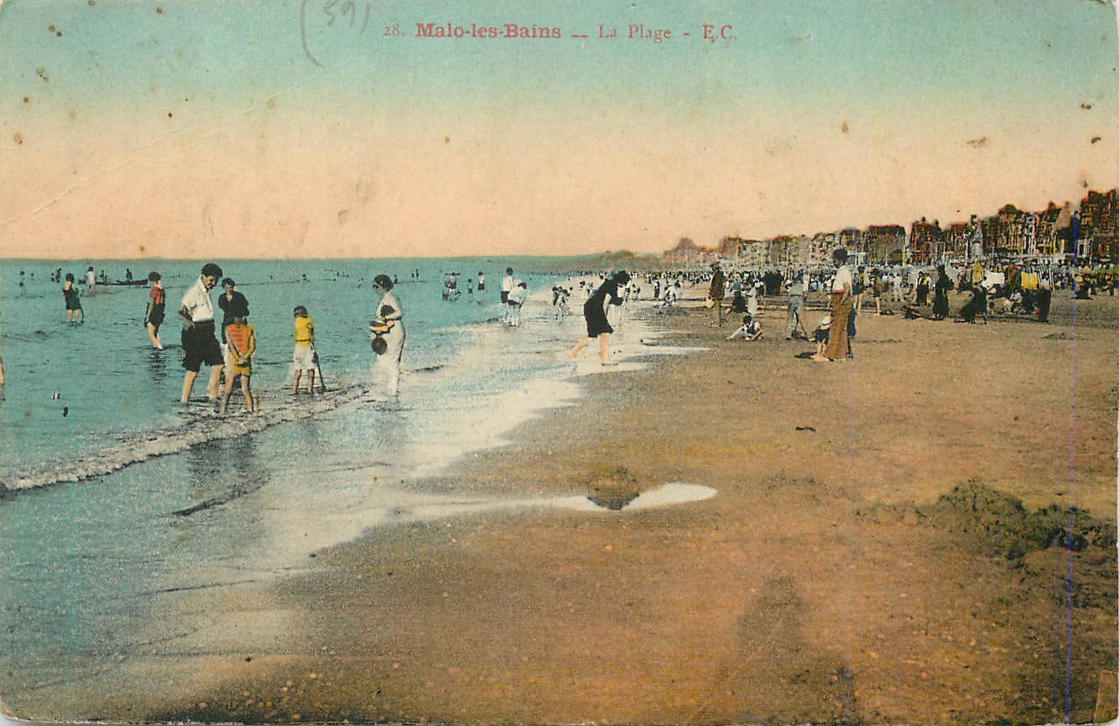 CPA Malo les Bains La Plage