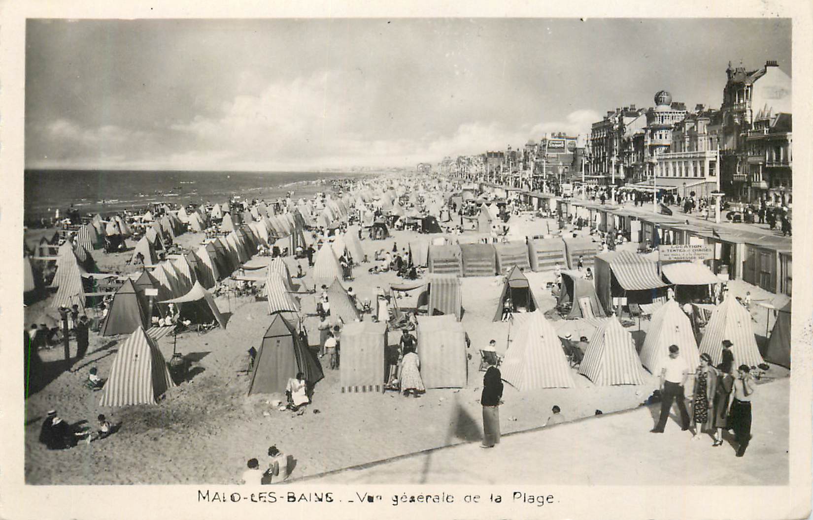 CPM Malo les Bains Vue Generale de la Plage