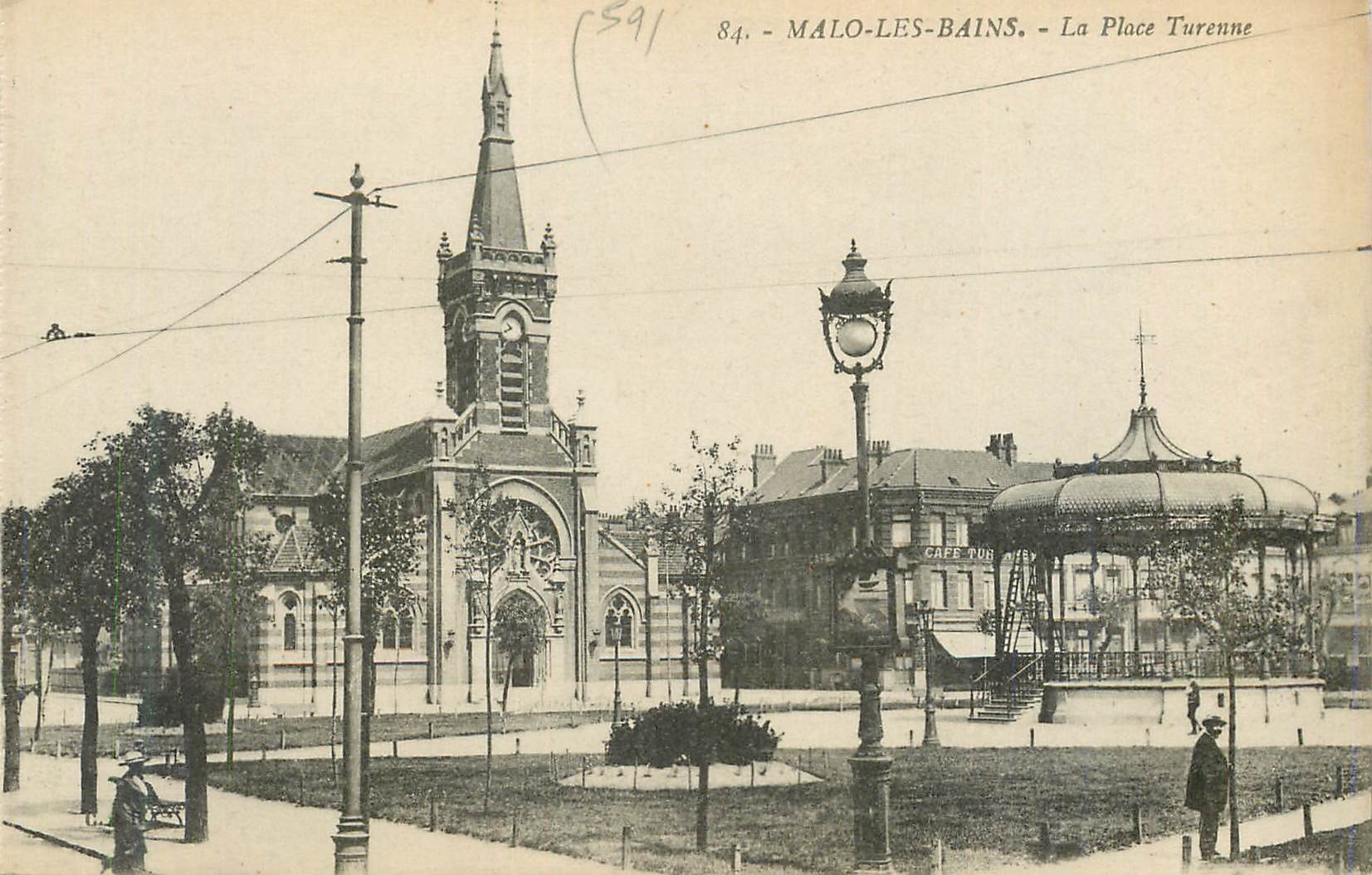 CPA Malo les Bains Place Turenne