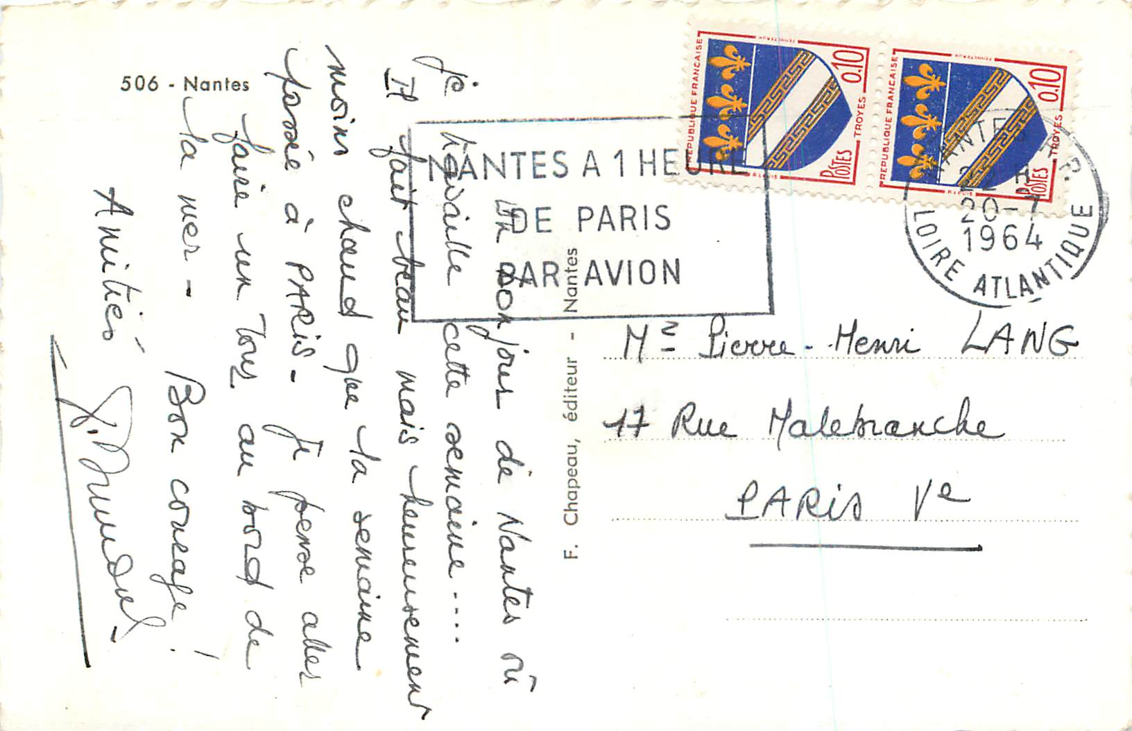 CPM Nantes Chateau des Ducs de Bretagne (XVe Siecle) Cote de l'entree Le grand logis et le grand gouvernement La salle d — Verso