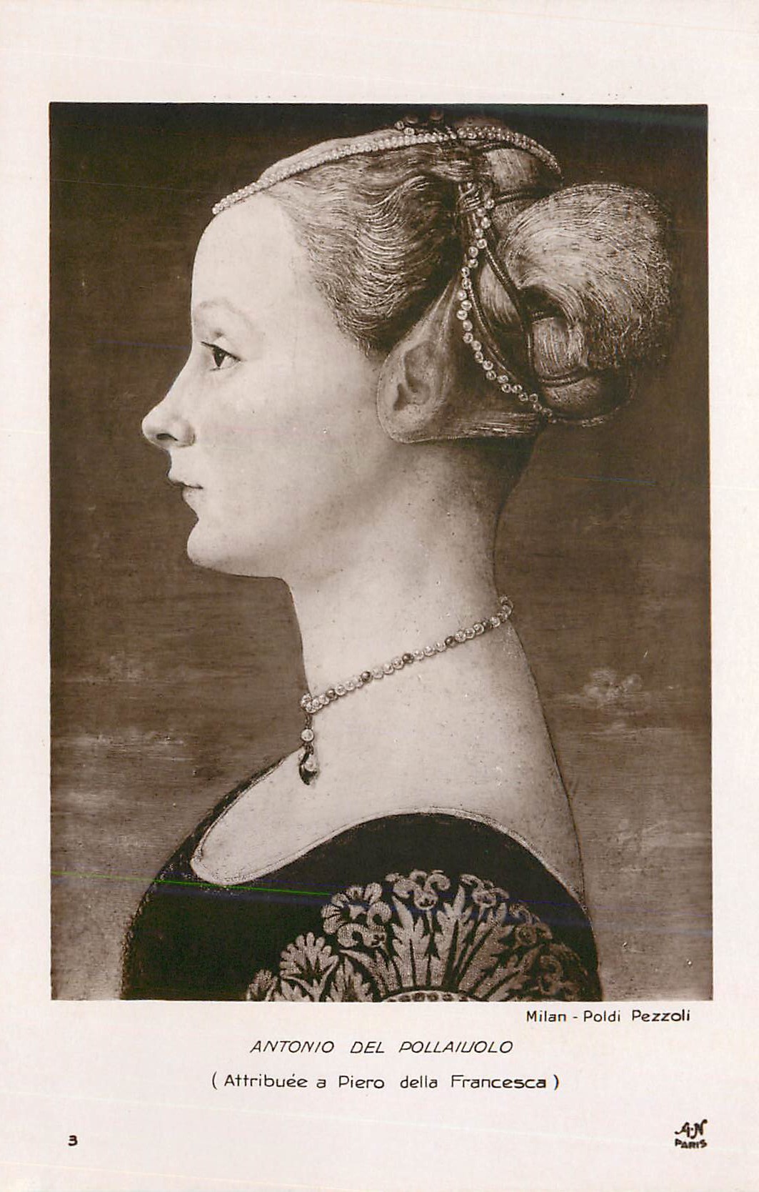 CPA Milan Poldi Pezzoli Antonio Del Pollaiuolo (Attribuee a Piero della Francesca)