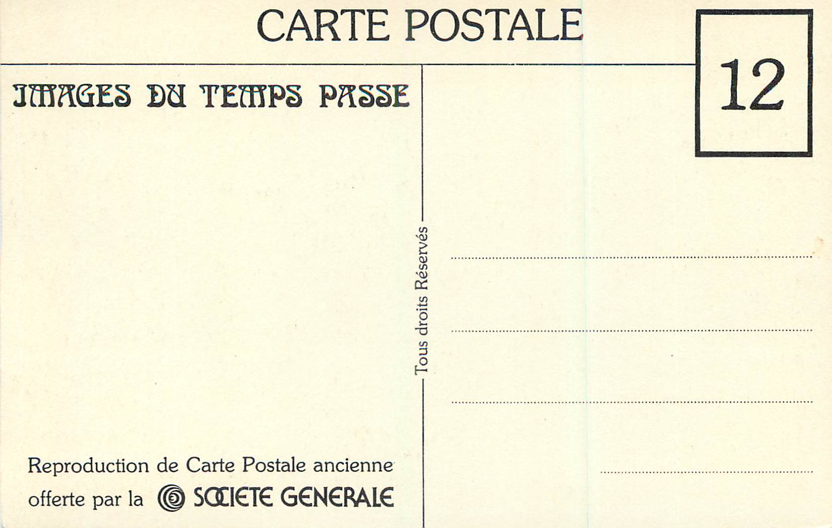 CPM Paris Souterrain Les Catacombes une Visite a L'Ossuaire — Rückseite