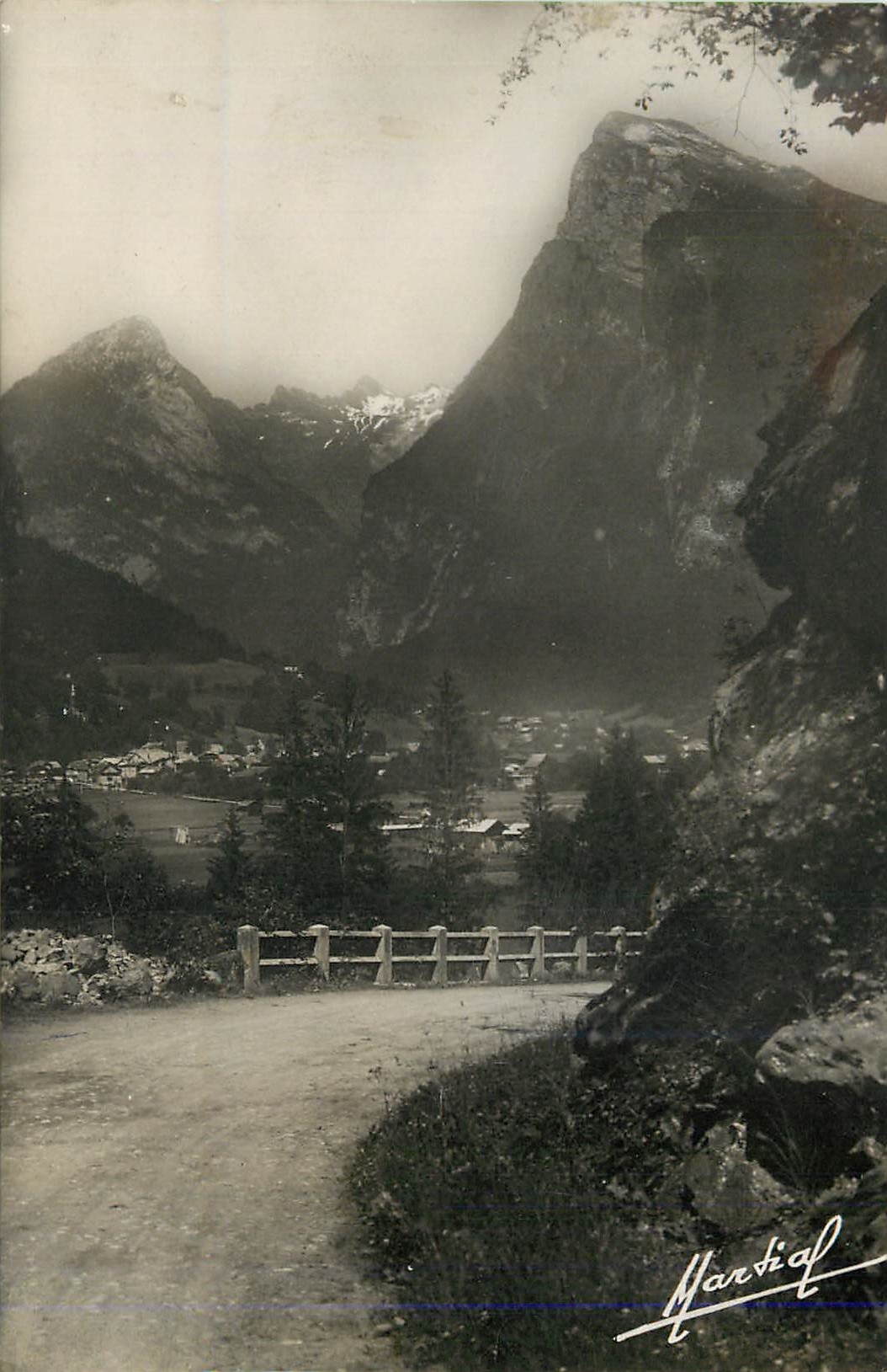 Samoëns — Allgemeiner Blick auf die Verclandstraße — Jliché Martial (Haute-Savoie)