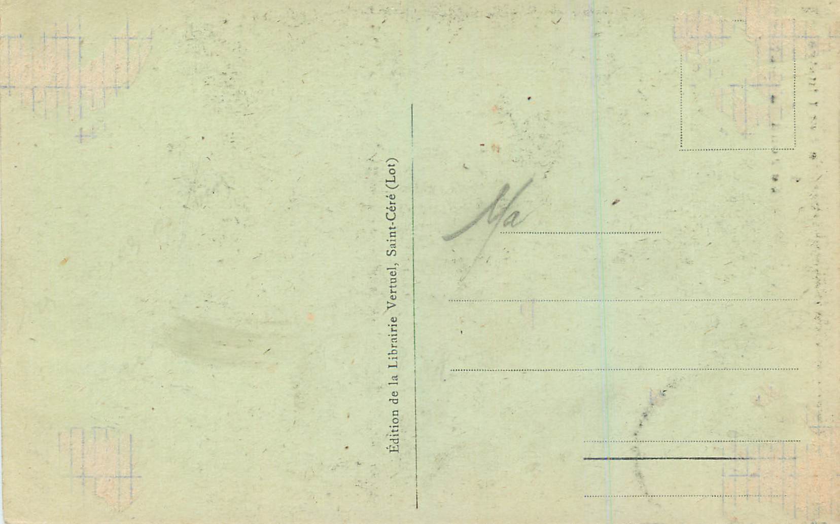 CPA Padirac le Fond du Gouffre le Lot Illustre — Rückseite