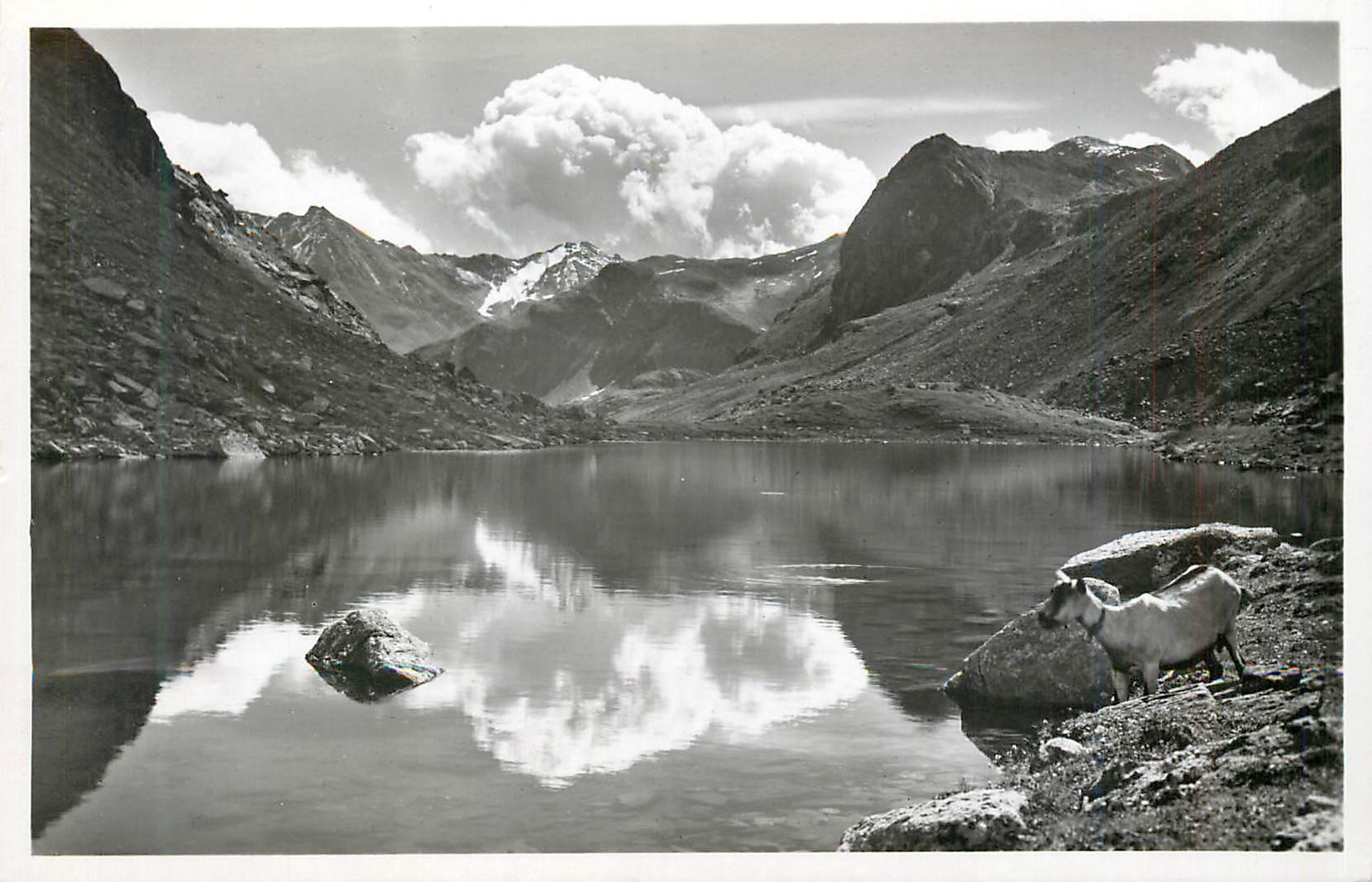 CPM Schwarzsee auf dem Fluelapass (2389m) Verlag Otto Furter Davos Platz
