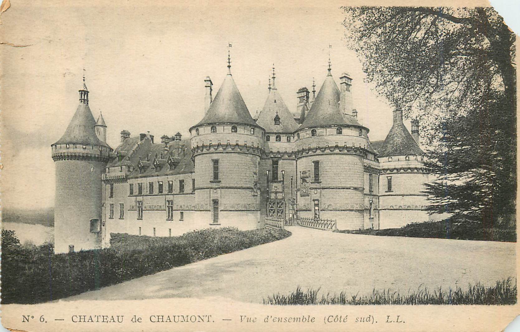CPA Chateau de Chaumont Vue d'Ensemble (Cote Sud)