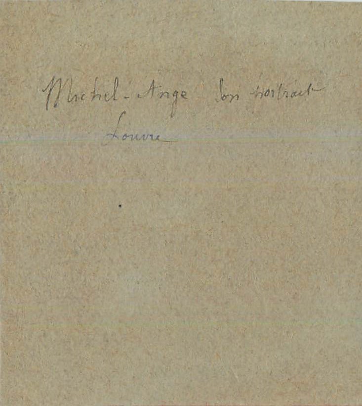 Image Michael Ange — Rückseite