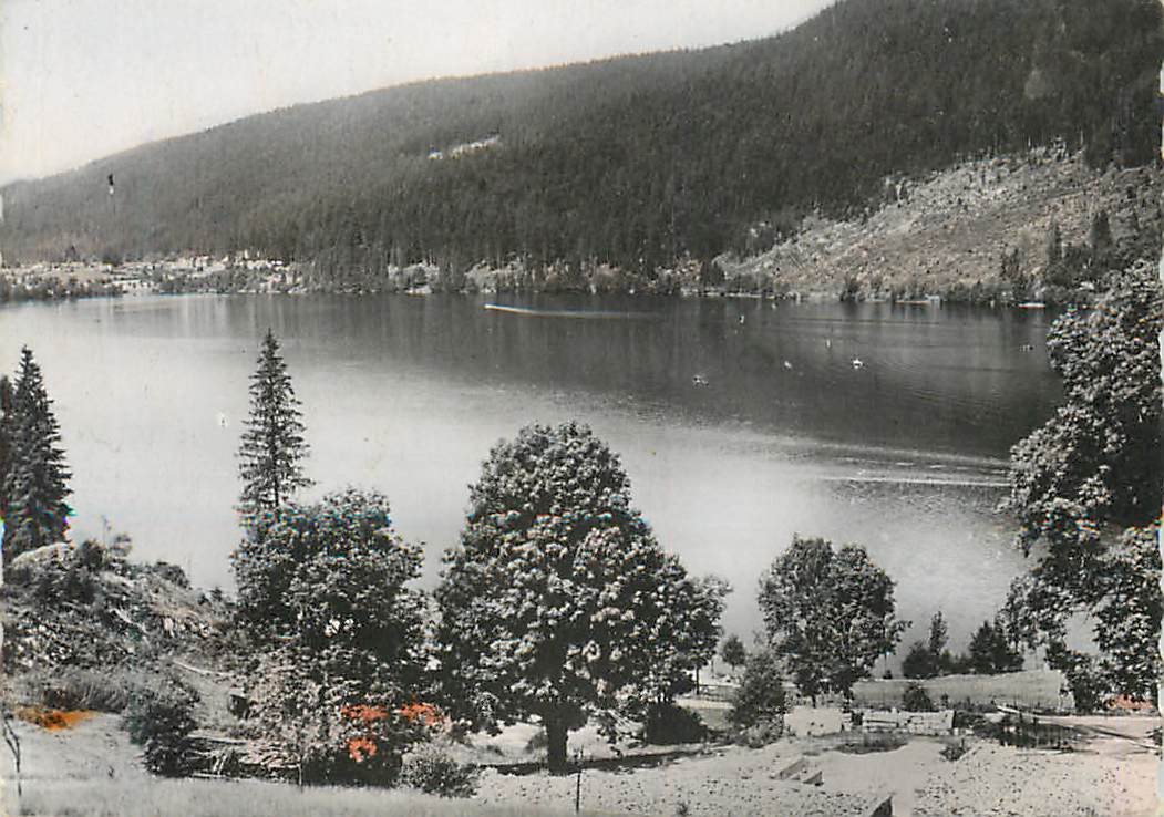 CPM Gerardmer le Lac vu de la Route de Vagney
