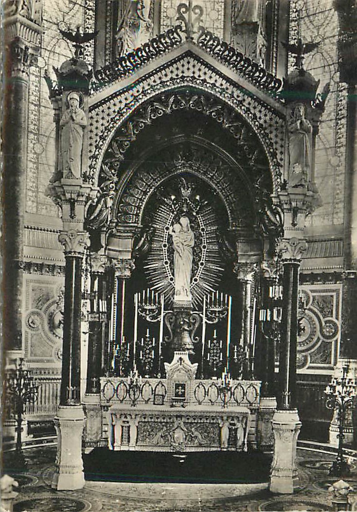 CPM Basilique de Fourviere le Maitre Autel