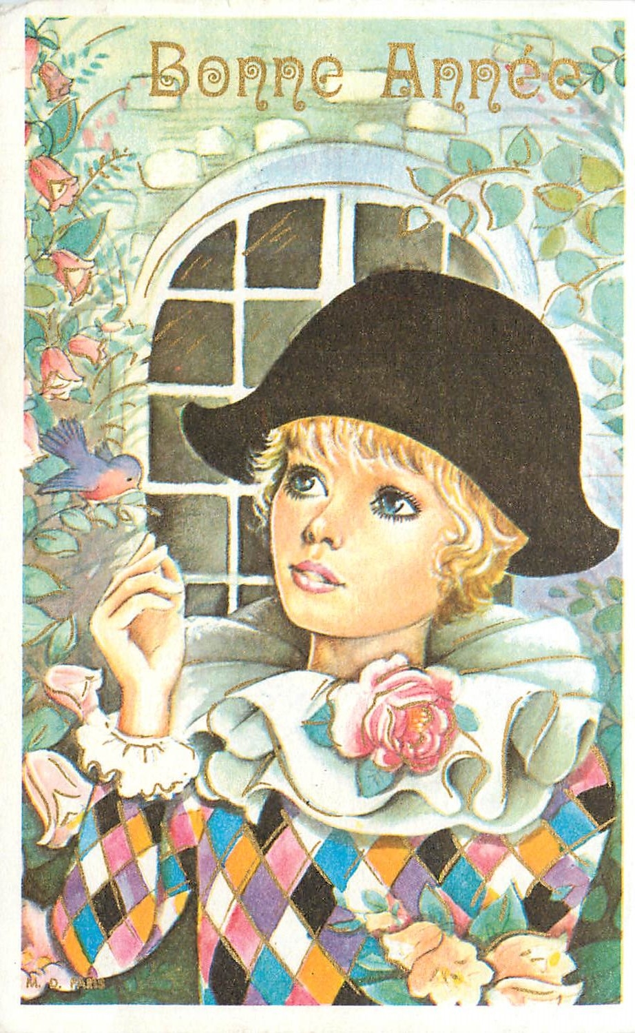 Image Arlequin Bonne Annee
