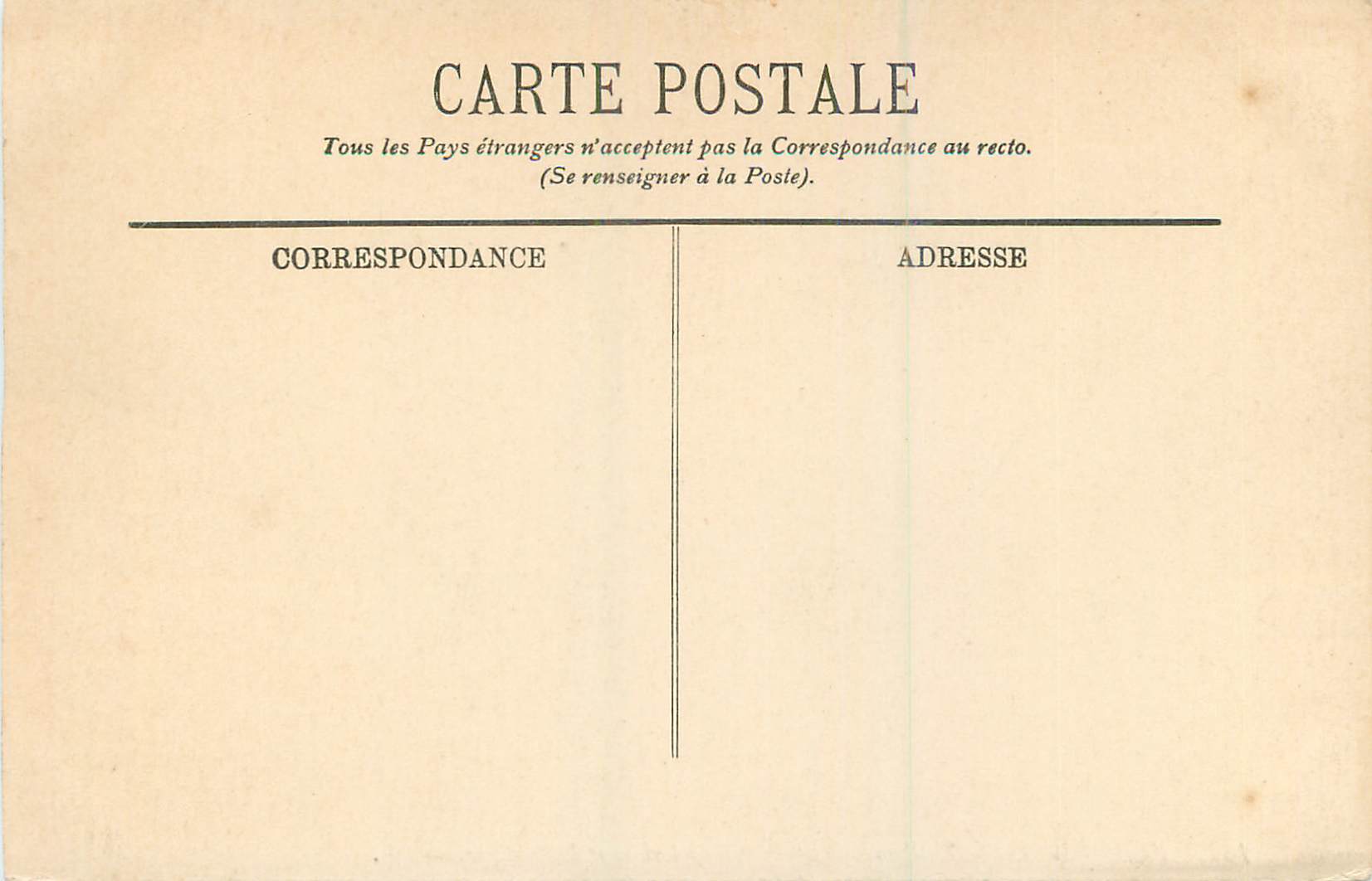 CPA Versailles le Parc le Bassin de Lafoue et le Parterre — Rückseite