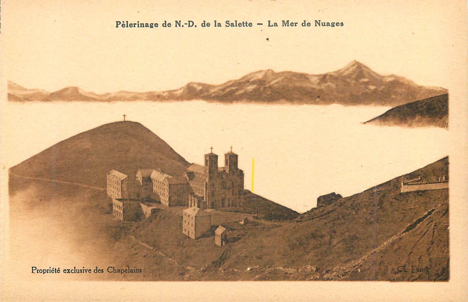 Pèlerinage de N.-D. de la Salette — La Mer de Nuages — CL. Franc