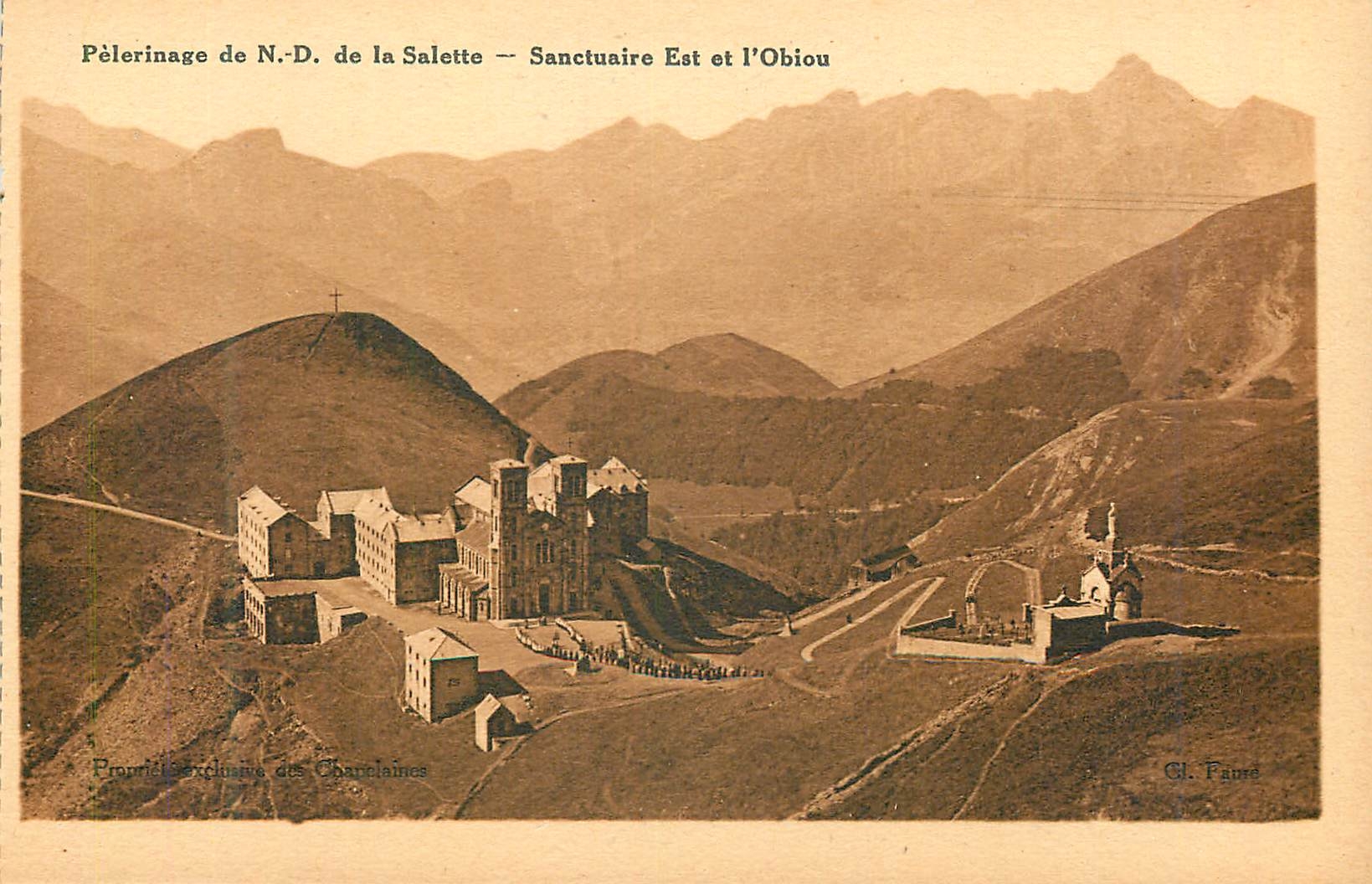 Pèlerinage de N.-D. de la Salette — Sanctuaire Est et l’Obiou — Cl. Faure