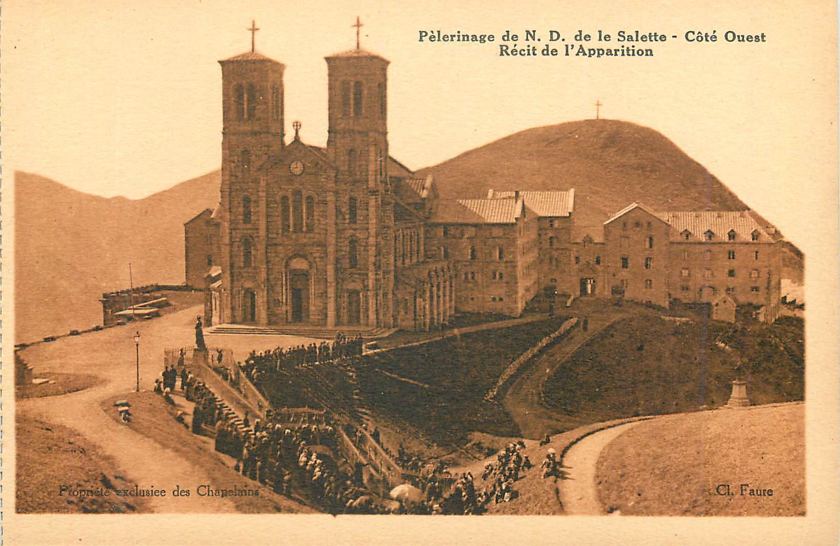 Pèlerinage de N.D. de la Salette - Côté Ouest - Cl. Faure